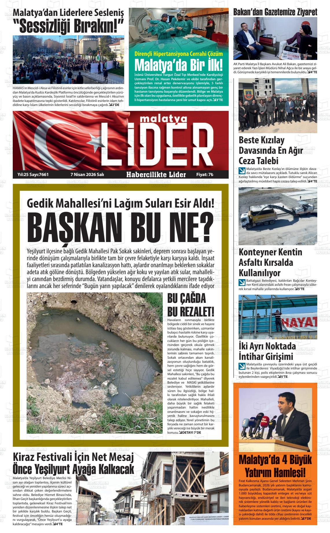 Malatya Sonsoz 07.04.2026