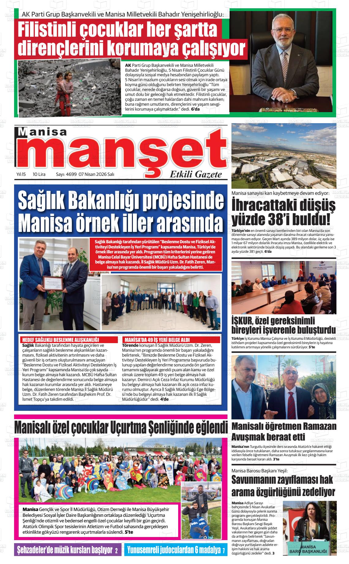 Manisa Manset 07.04.2026