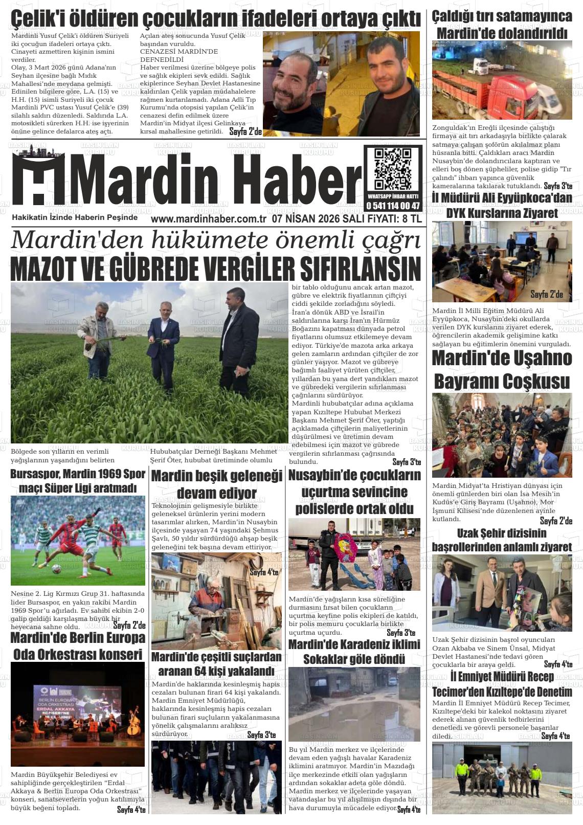 Mardin Haber 07.04.2026