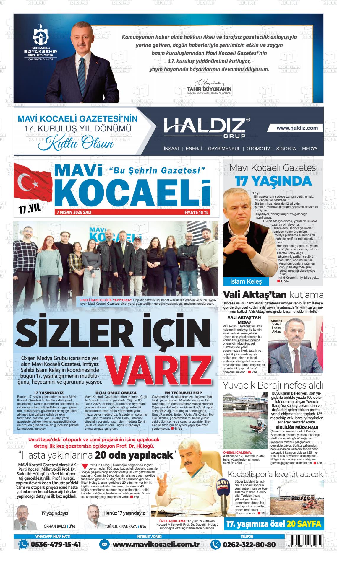 Kocaeli Mavi 07.04.2026