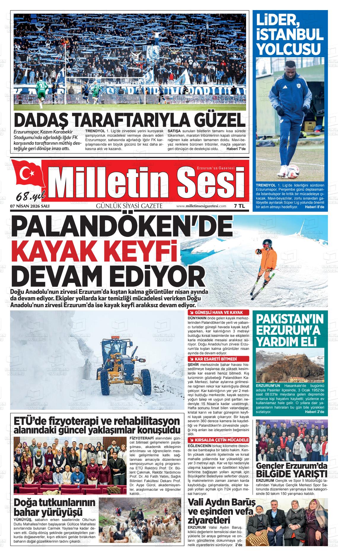 Erzurum Milletinsesi 07.04.2026