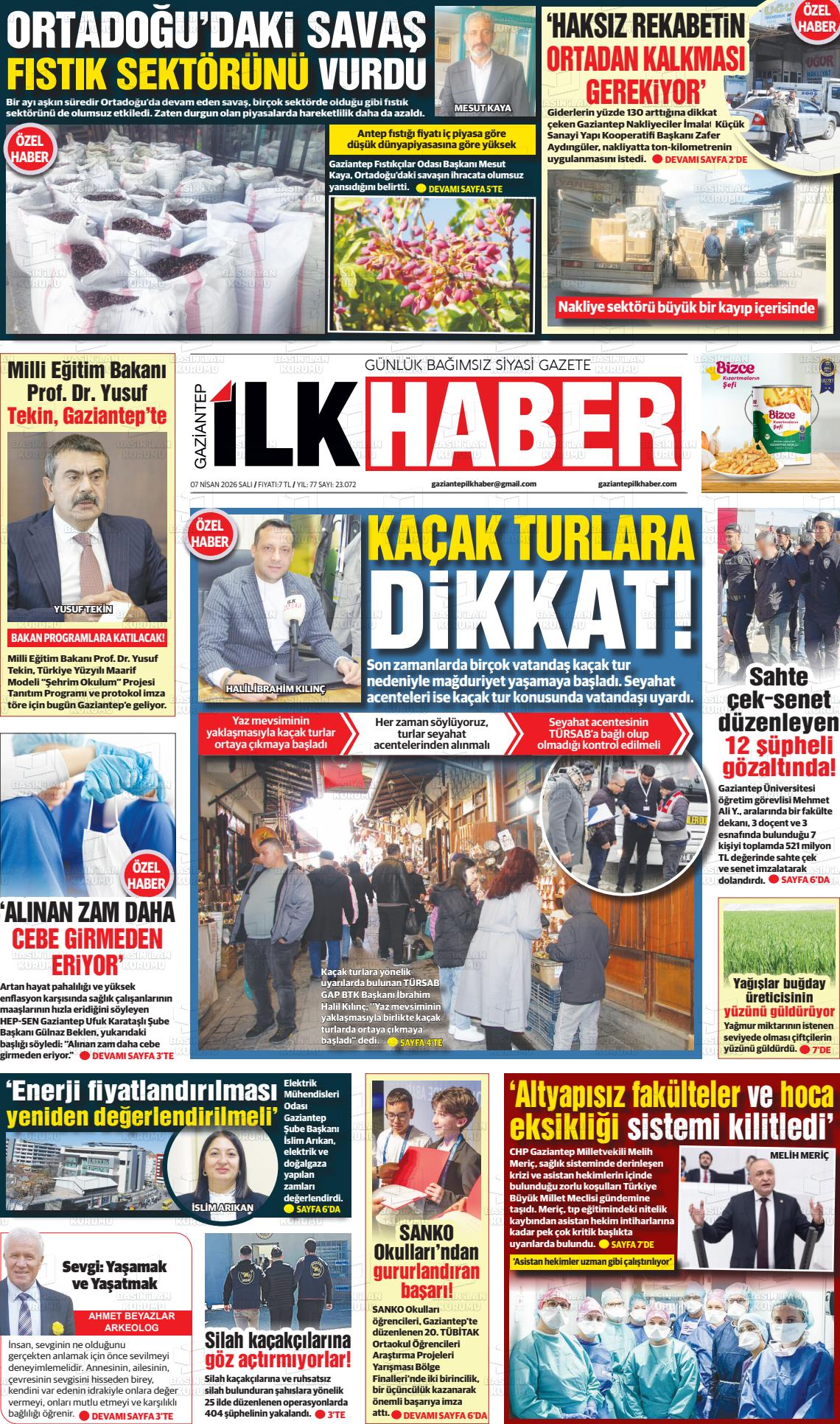 Sabah(gaziantep) 07.04.2026