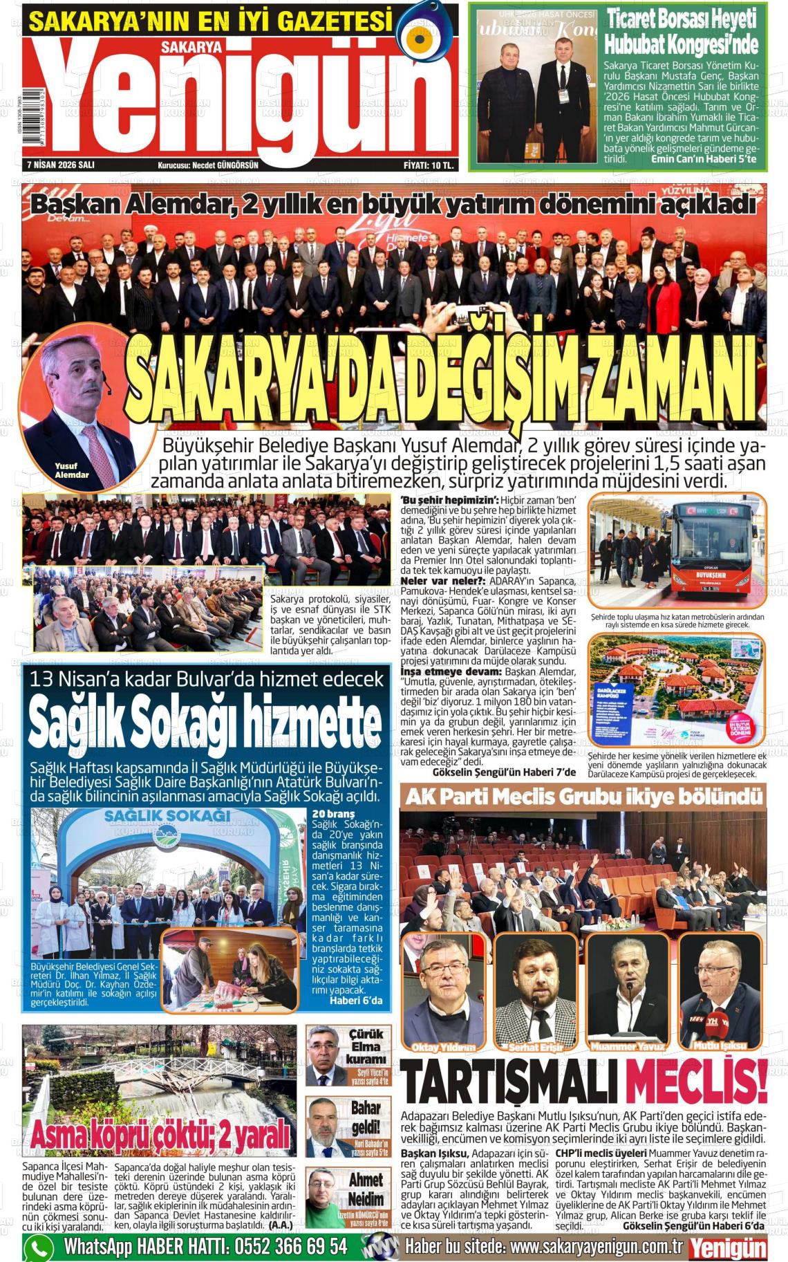 Sakarya Yenigun 07.04.2026
