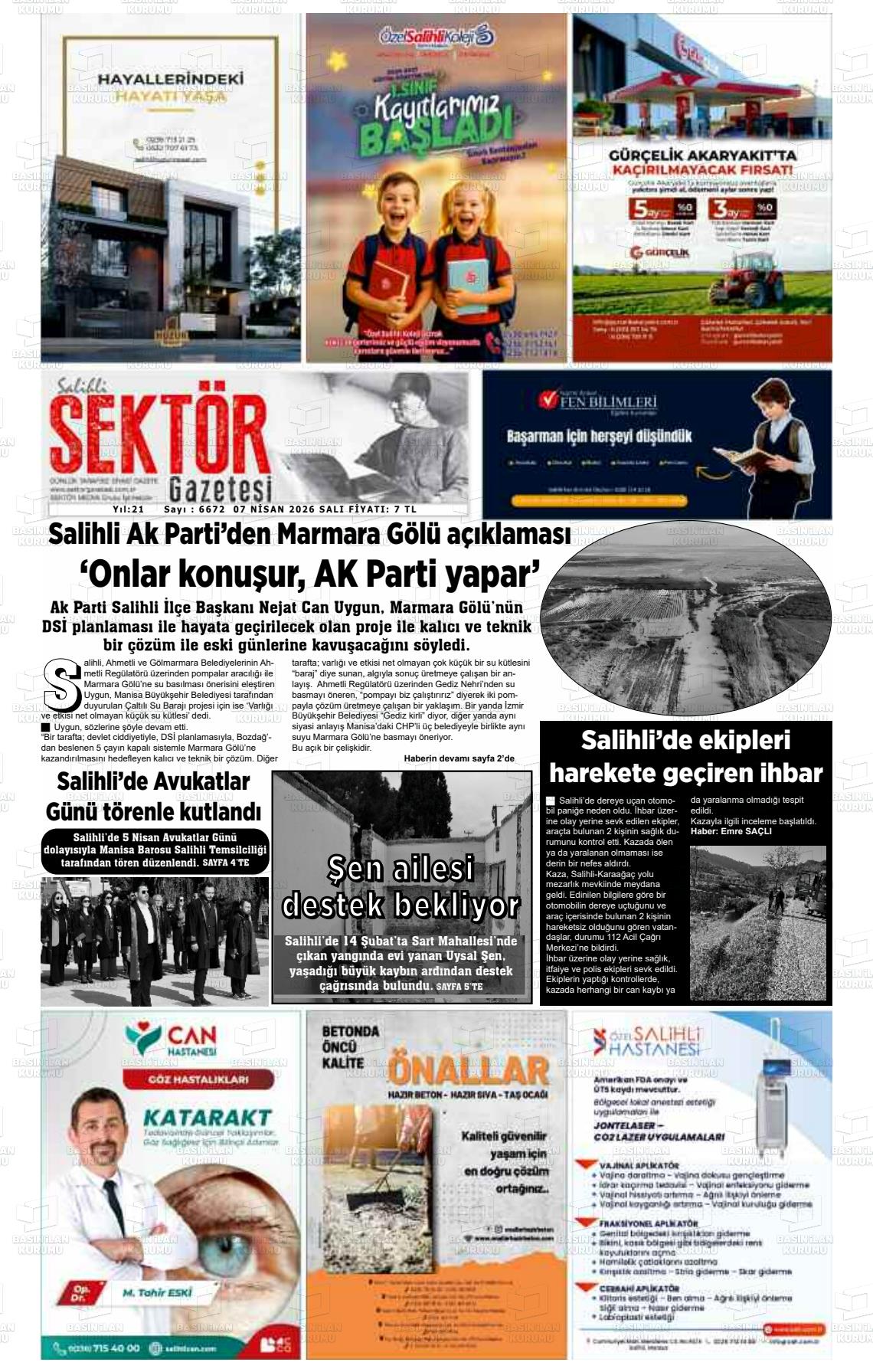 Manisa Salihlisektor 07.04.2026