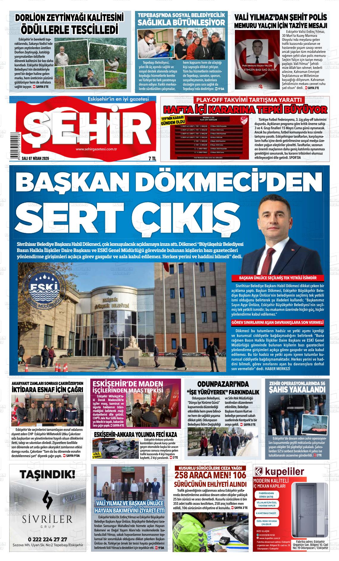 Eskisehir Sehir 07.04.2026