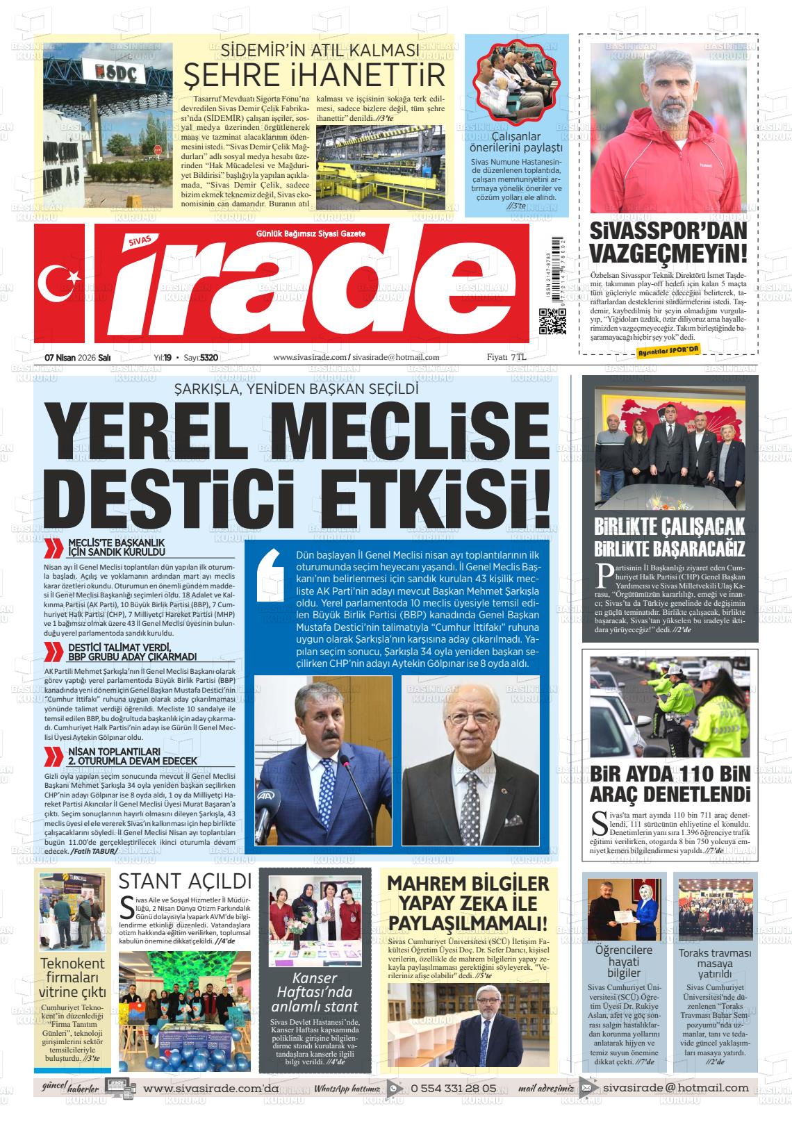 Sivas Irade 07.04.2026