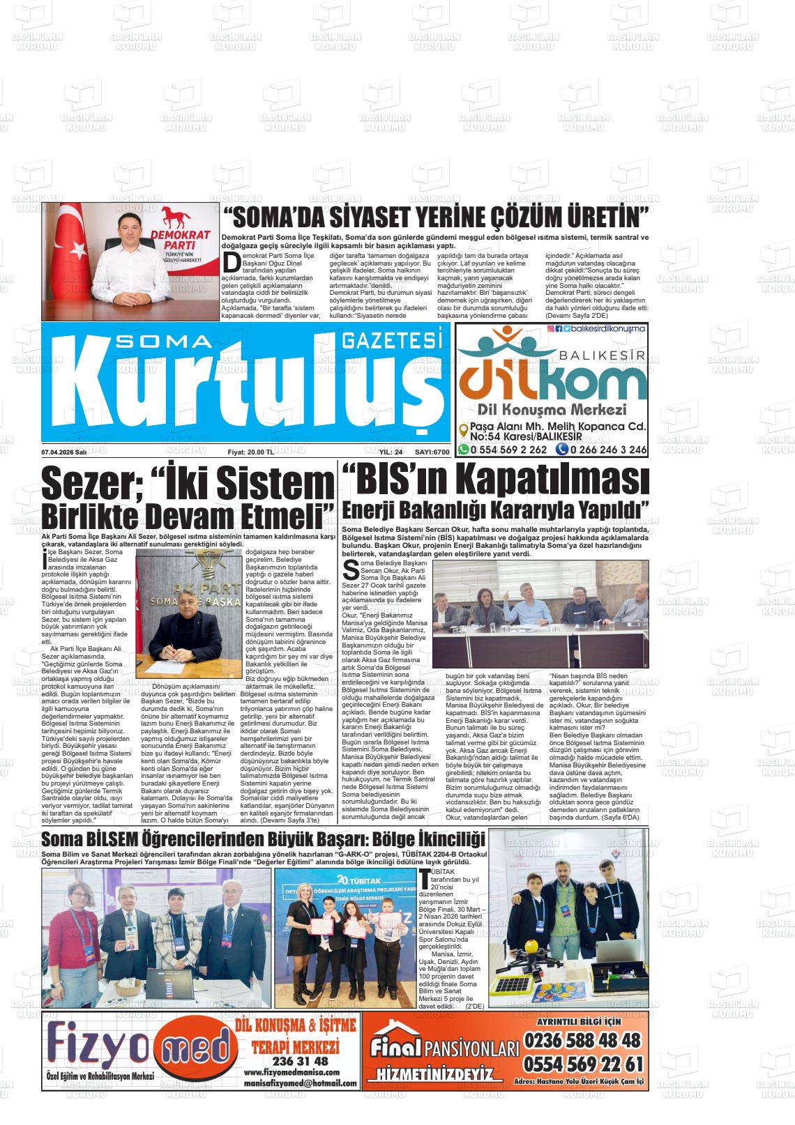 Manisa Somagundem 07.04.2026