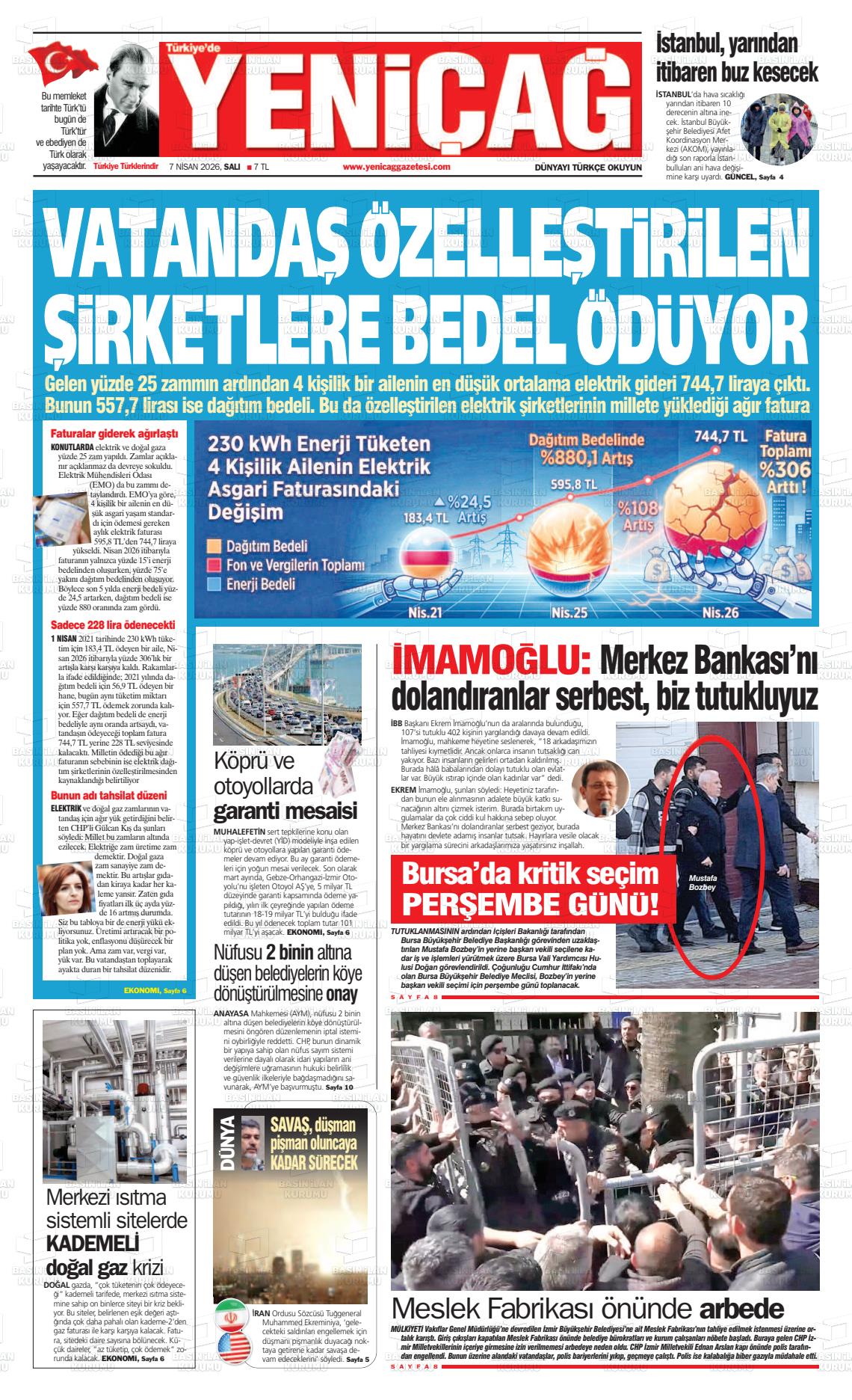 Istanbul Turkiyedeyenicag 07.04.2026