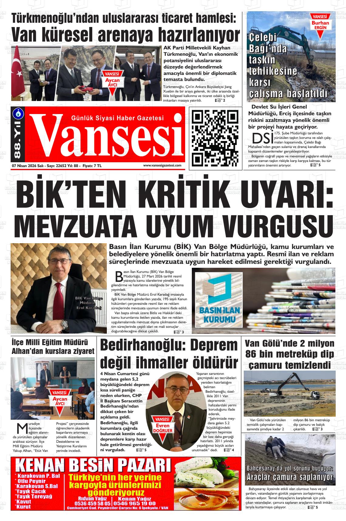 Van Sesi 07.04.2026