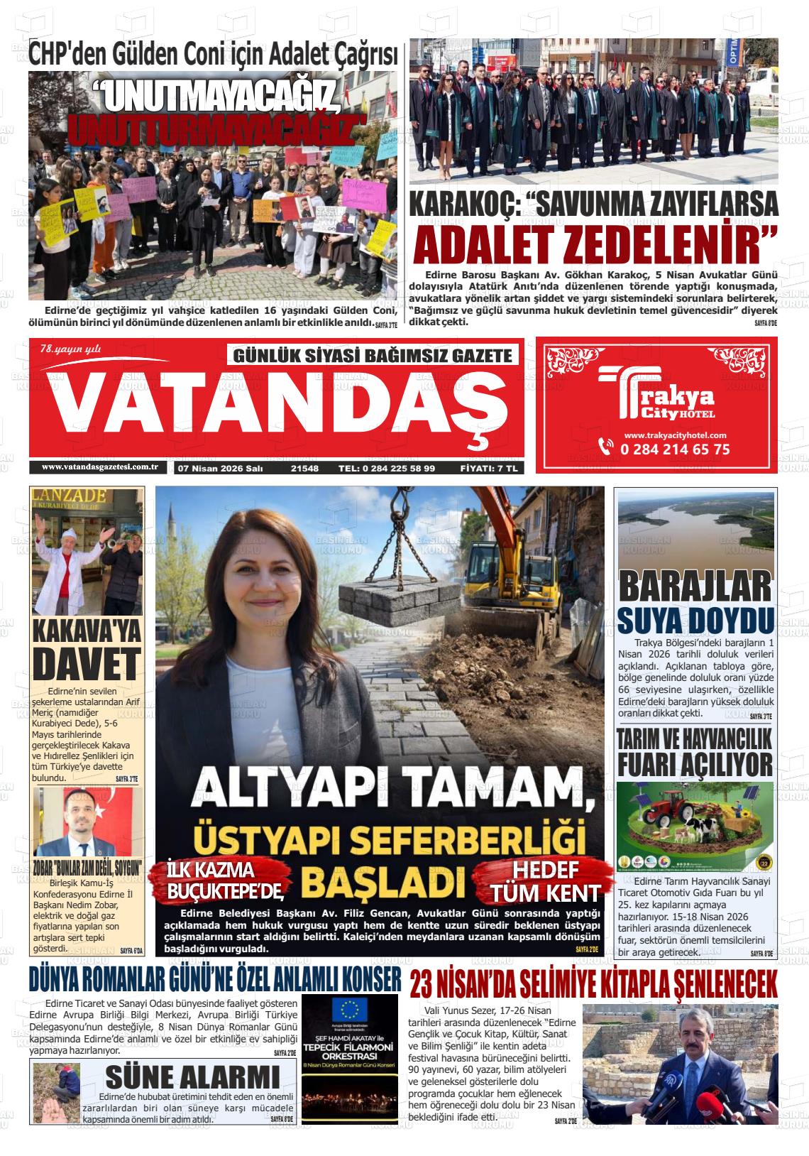 Edirne Vatandas 07.04.2026