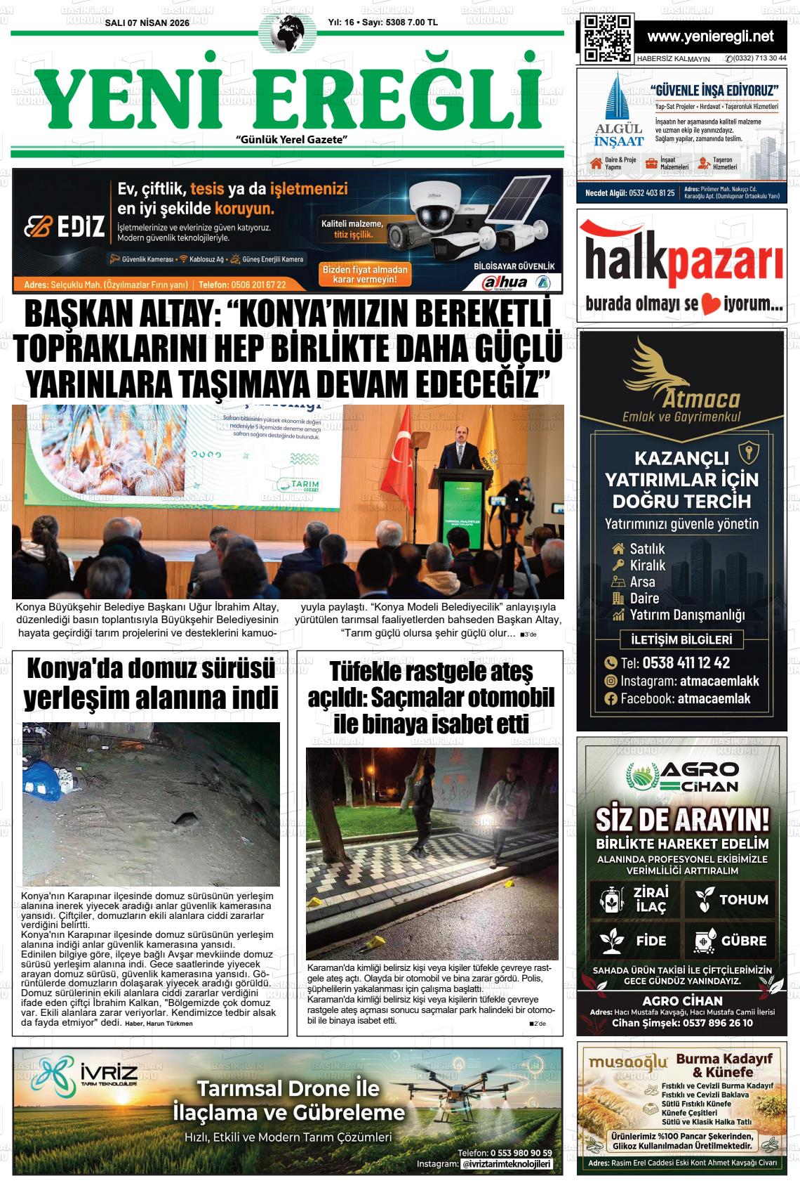 Konya Yenieregli 07.04.2026