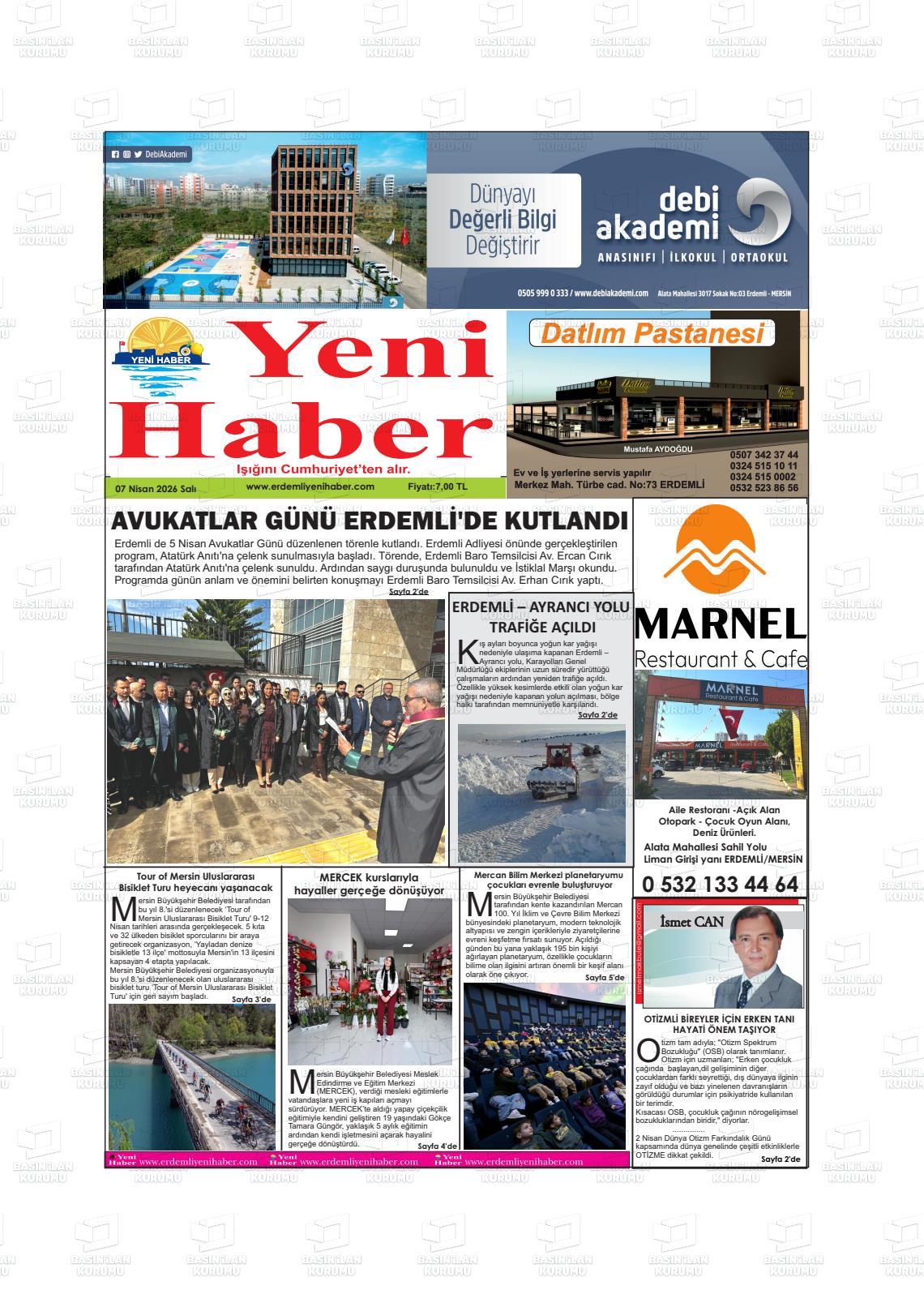 Konya Yenihaber 07.04.2026