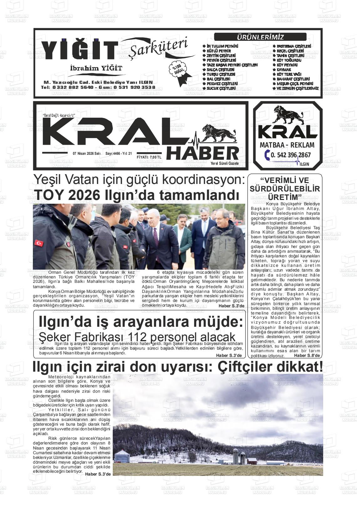 Konya Yeniilginpostasi 07.04.2026