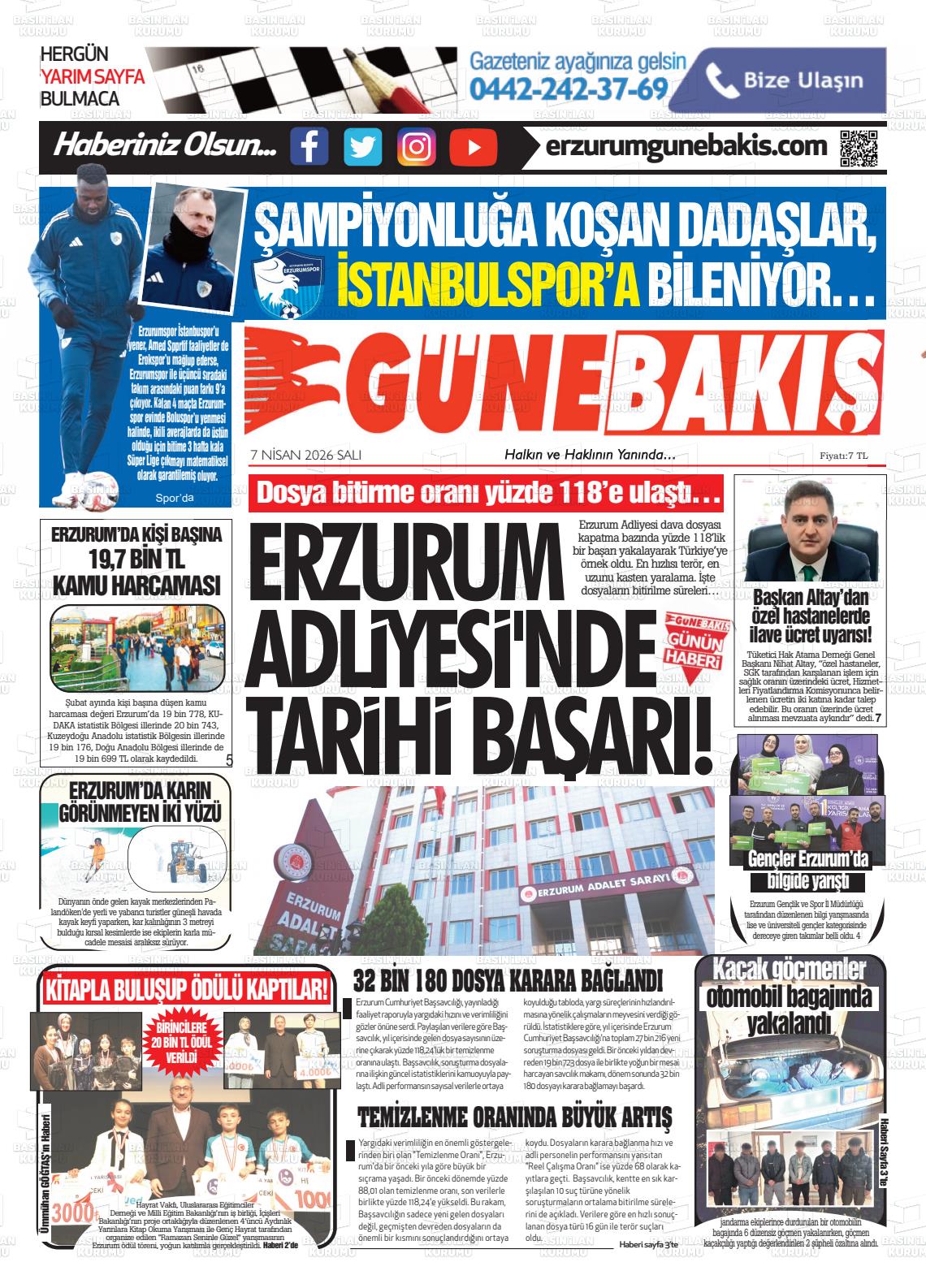 Erzurum Yenikusak 07.04.2026