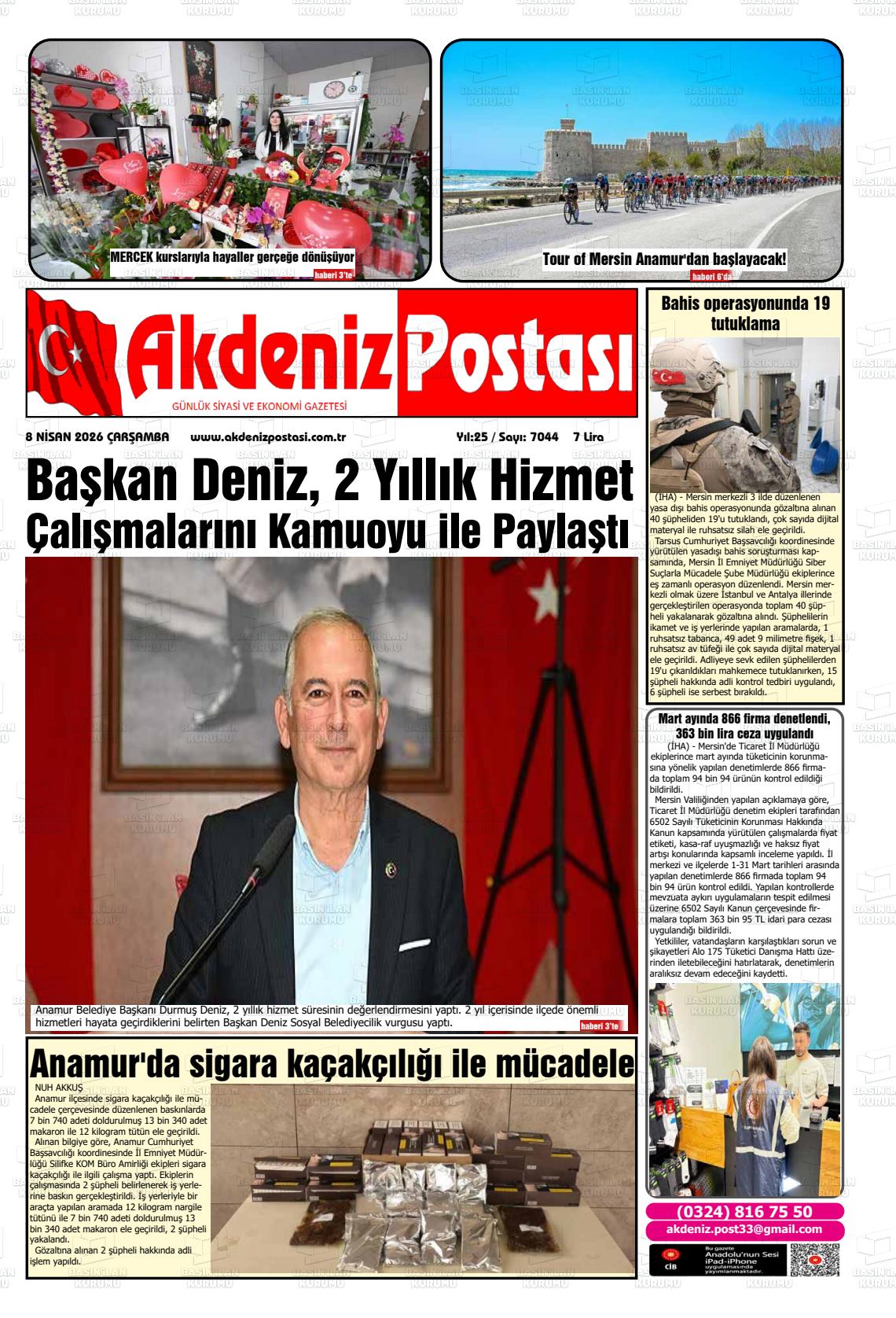 Mersin Akdenizpostasi 08.04.2026
