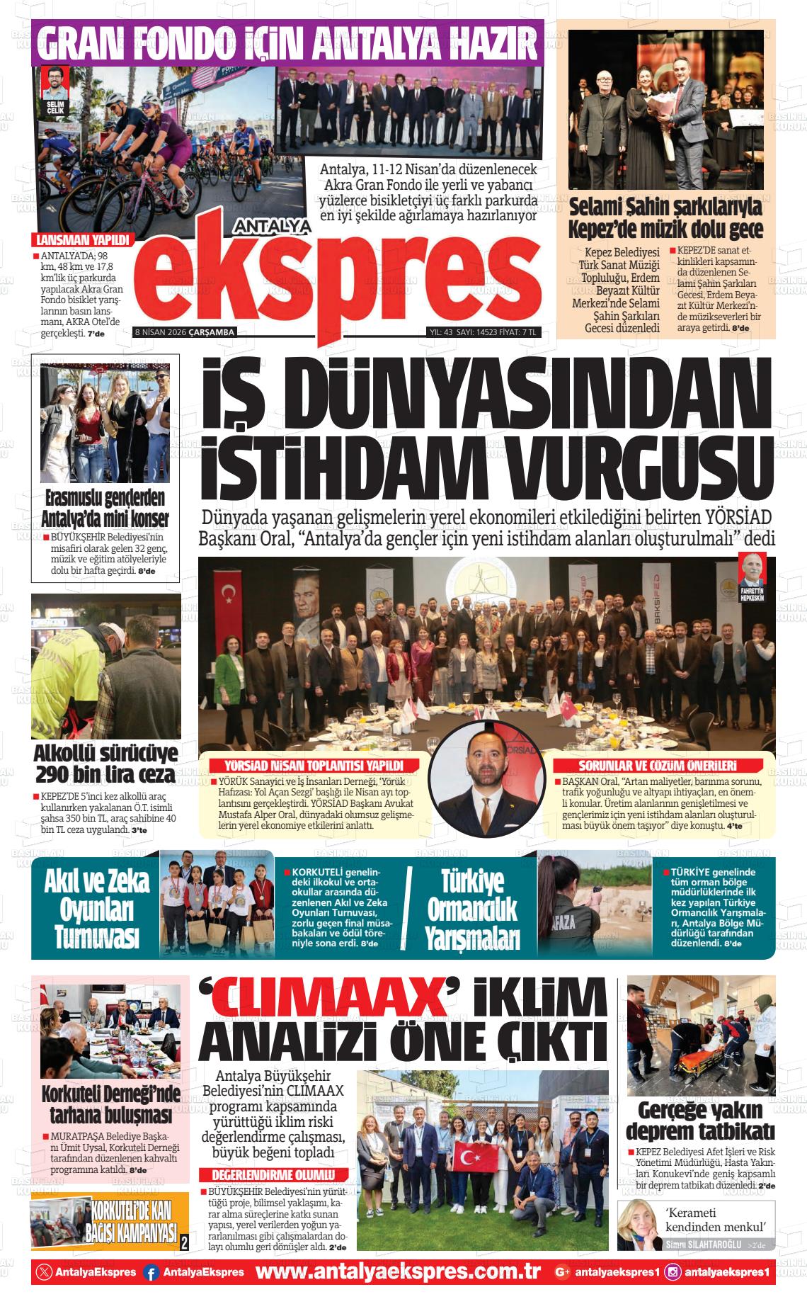 Antalya Ekspres 08.04.2026