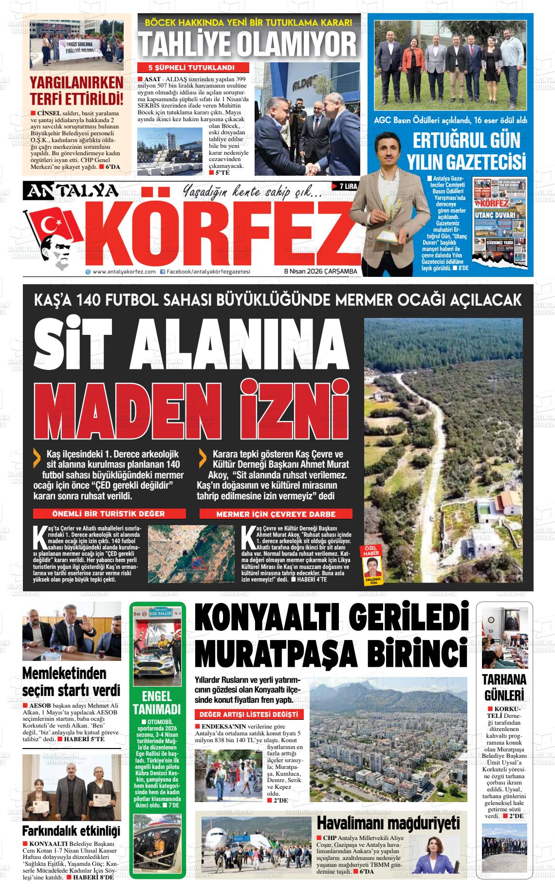 Antalya Korfez 08.04.2026