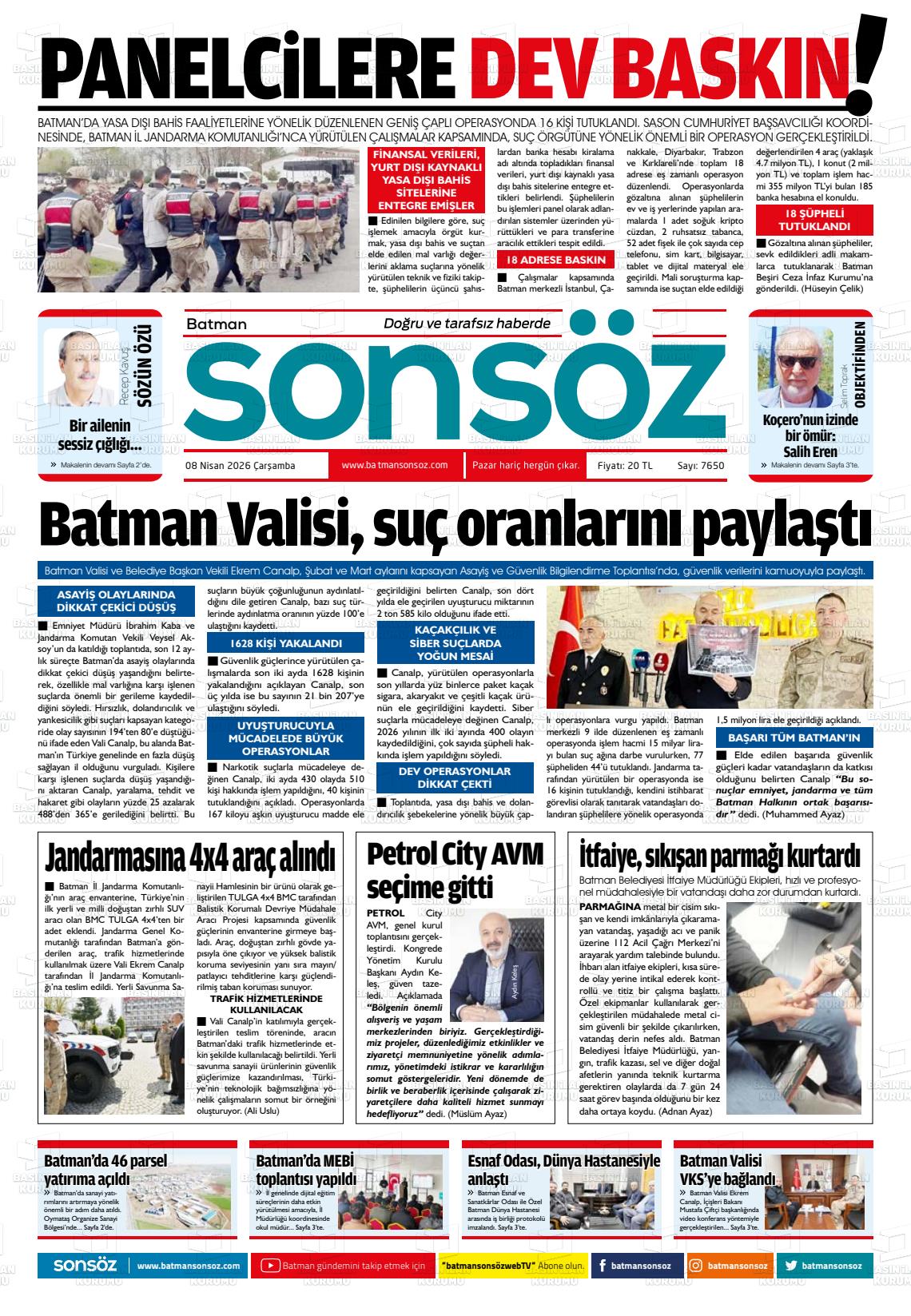 Batman Sonsoz 08.04.2026