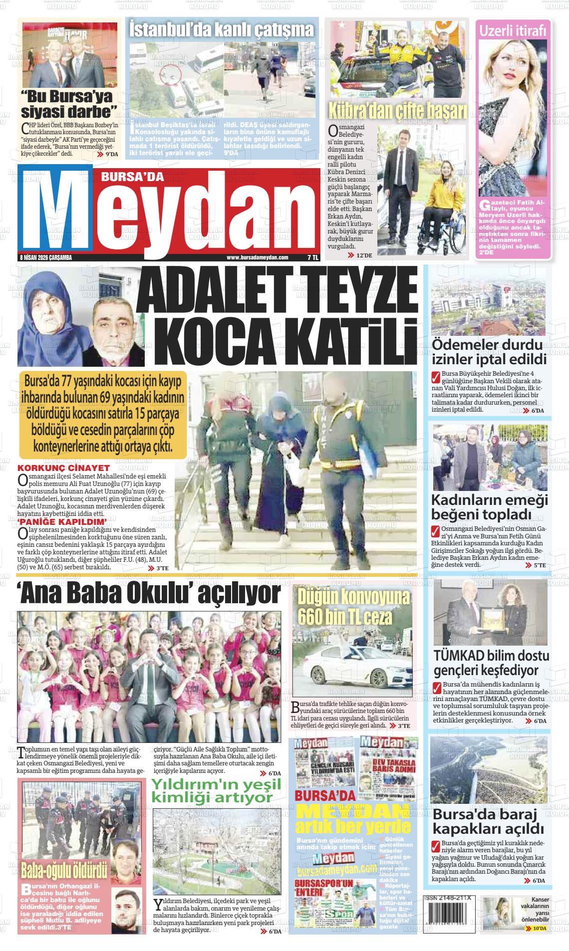 Bursa Dameydan 08.04.2026