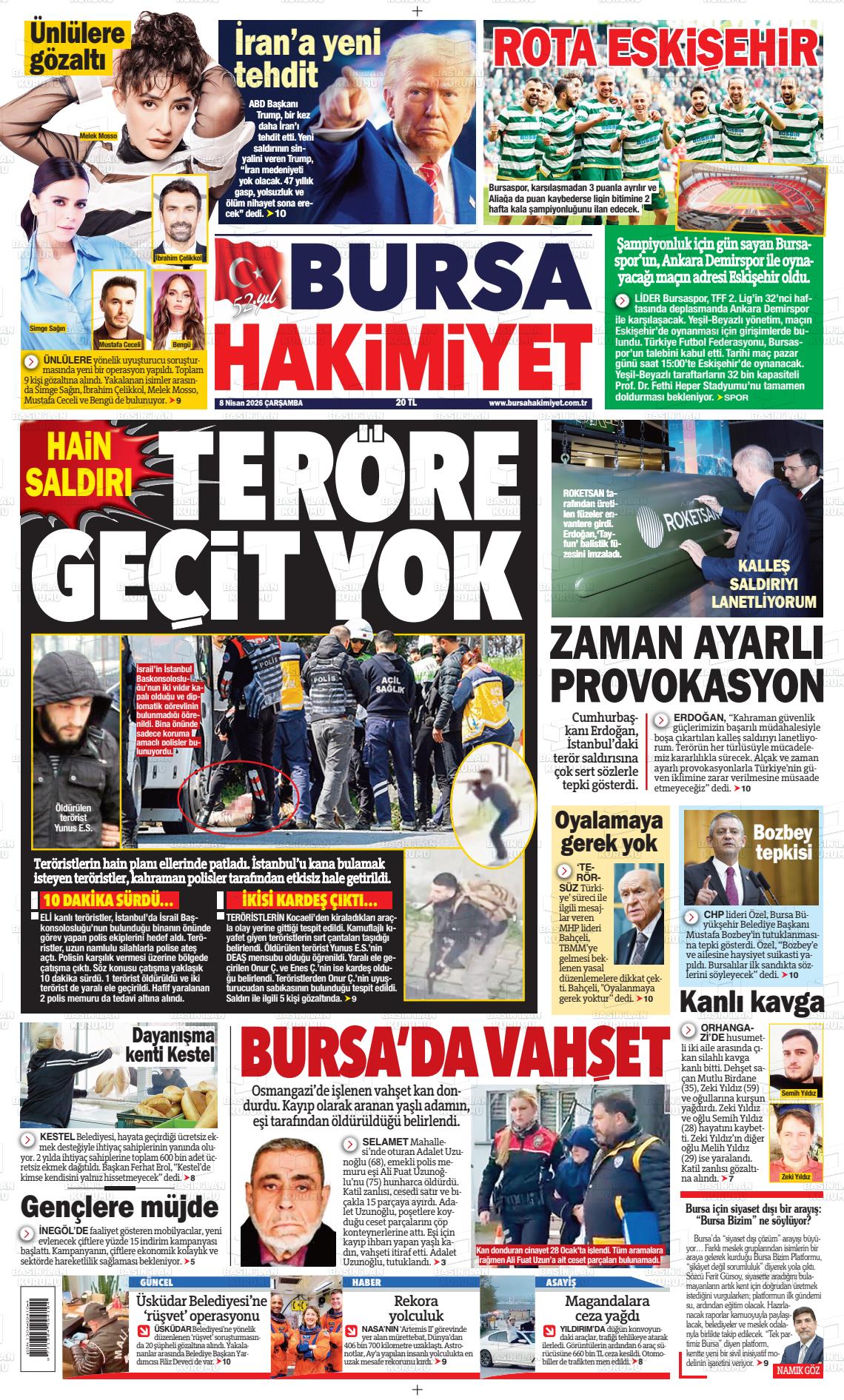 Bursa Hakimiyet 08.04.2026