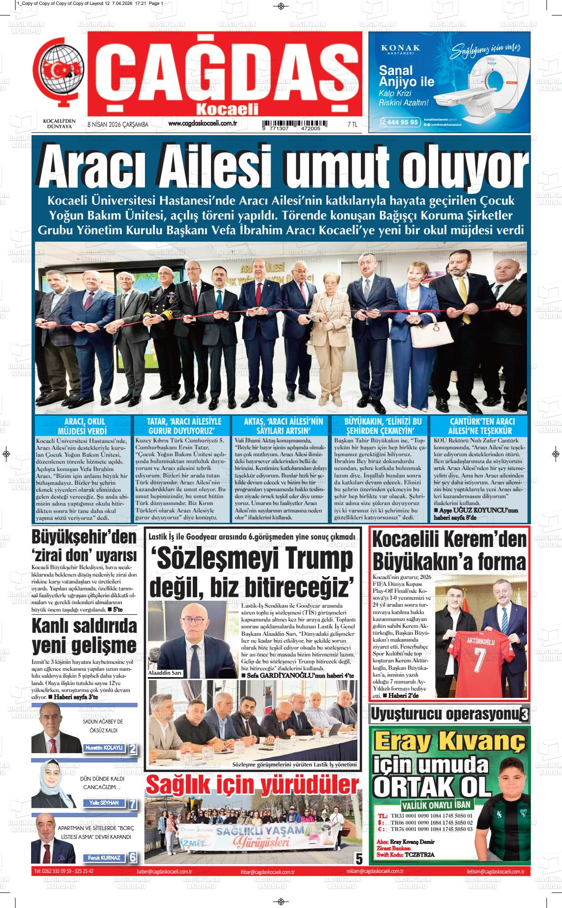 Kocaeli Cagdas 08.04.2026