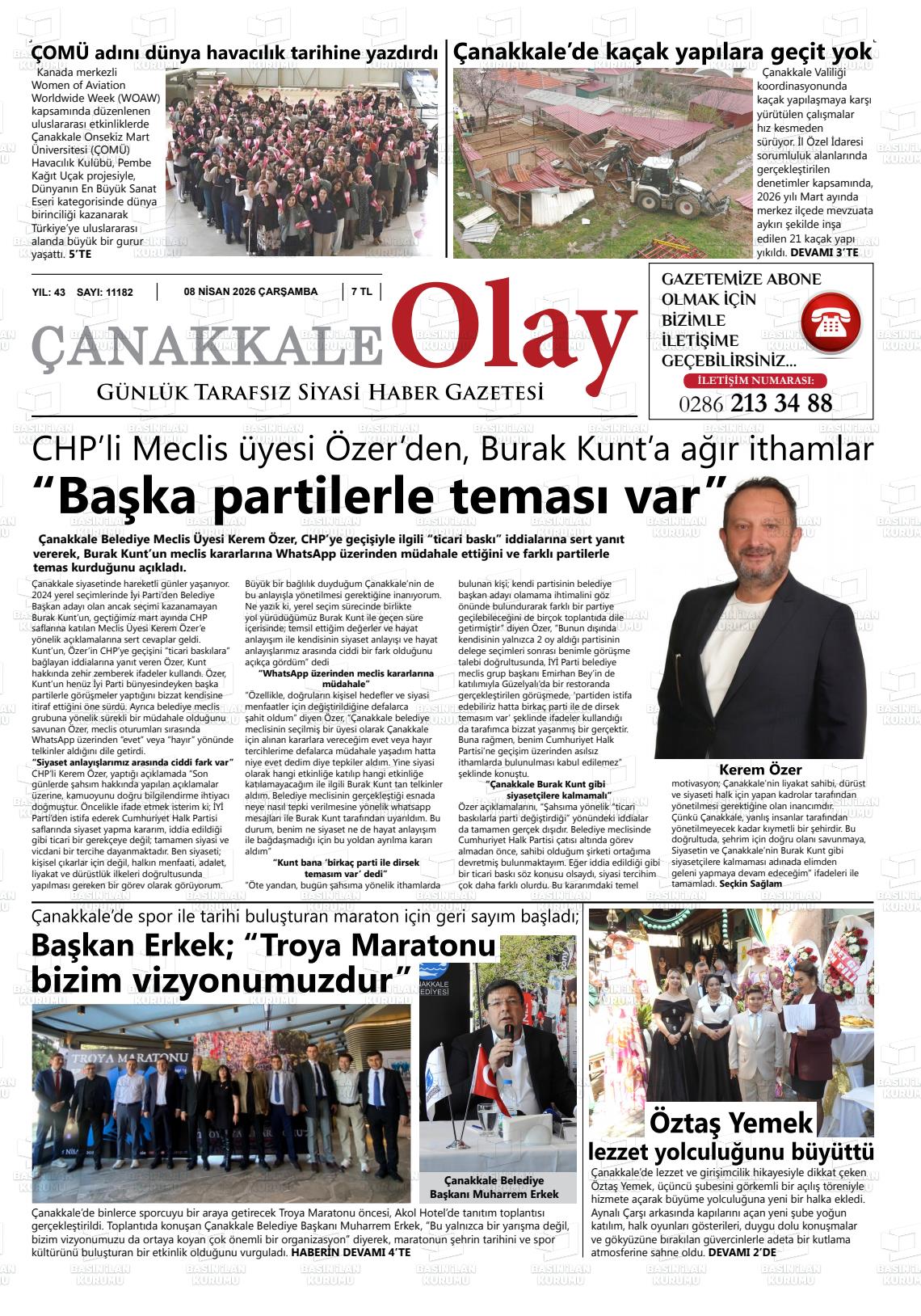 Canakkale Olay 08.04.2026