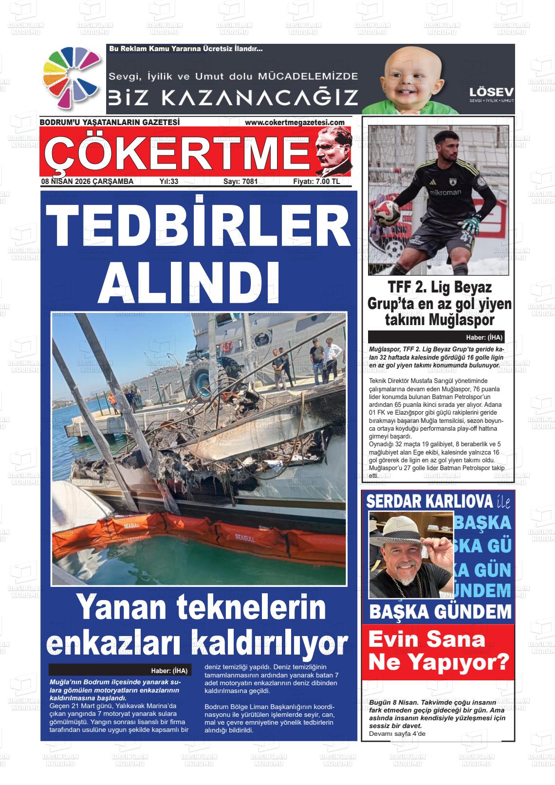 Mugla Cokertme 08.04.2026