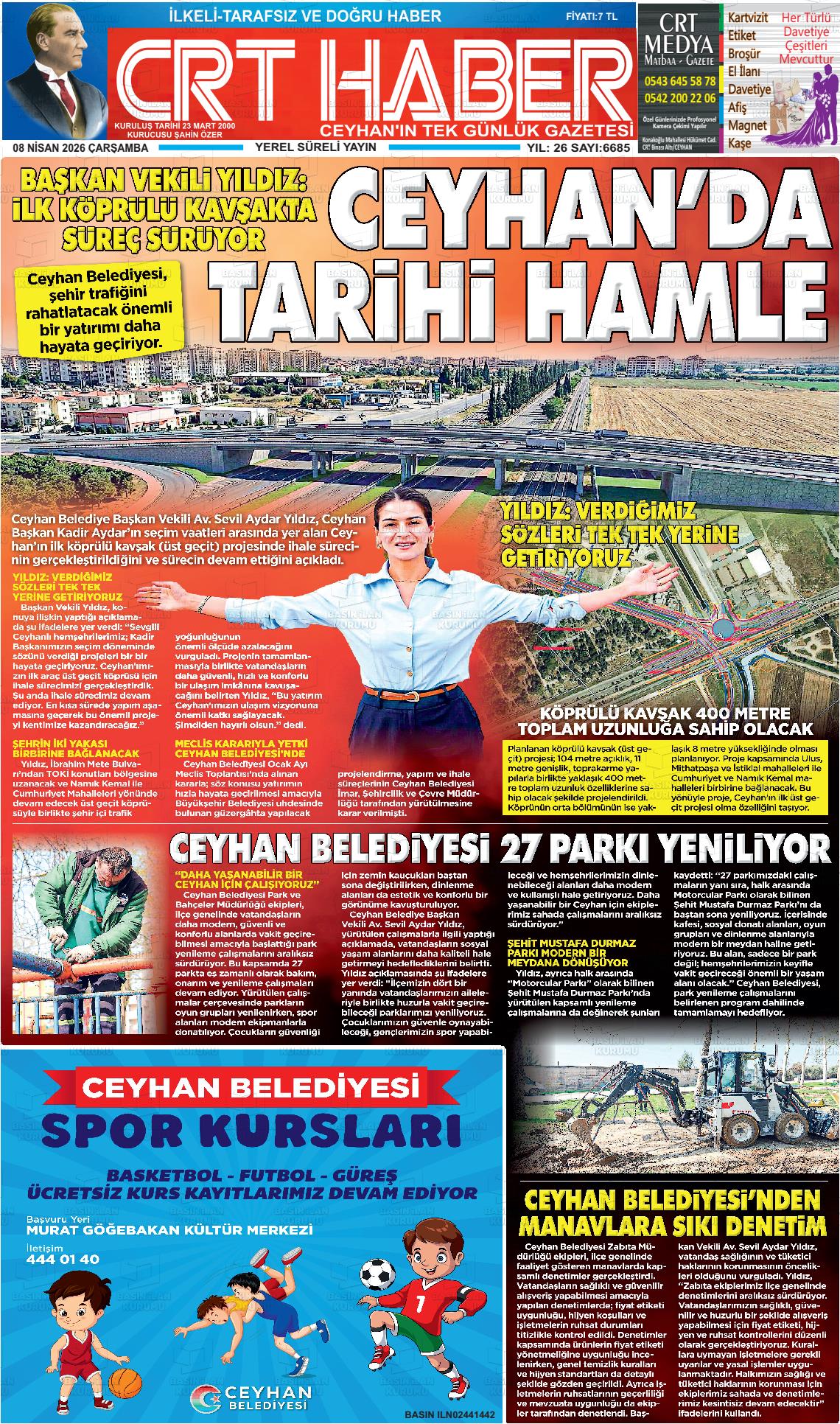 Adana Crthaber 08.04.2026