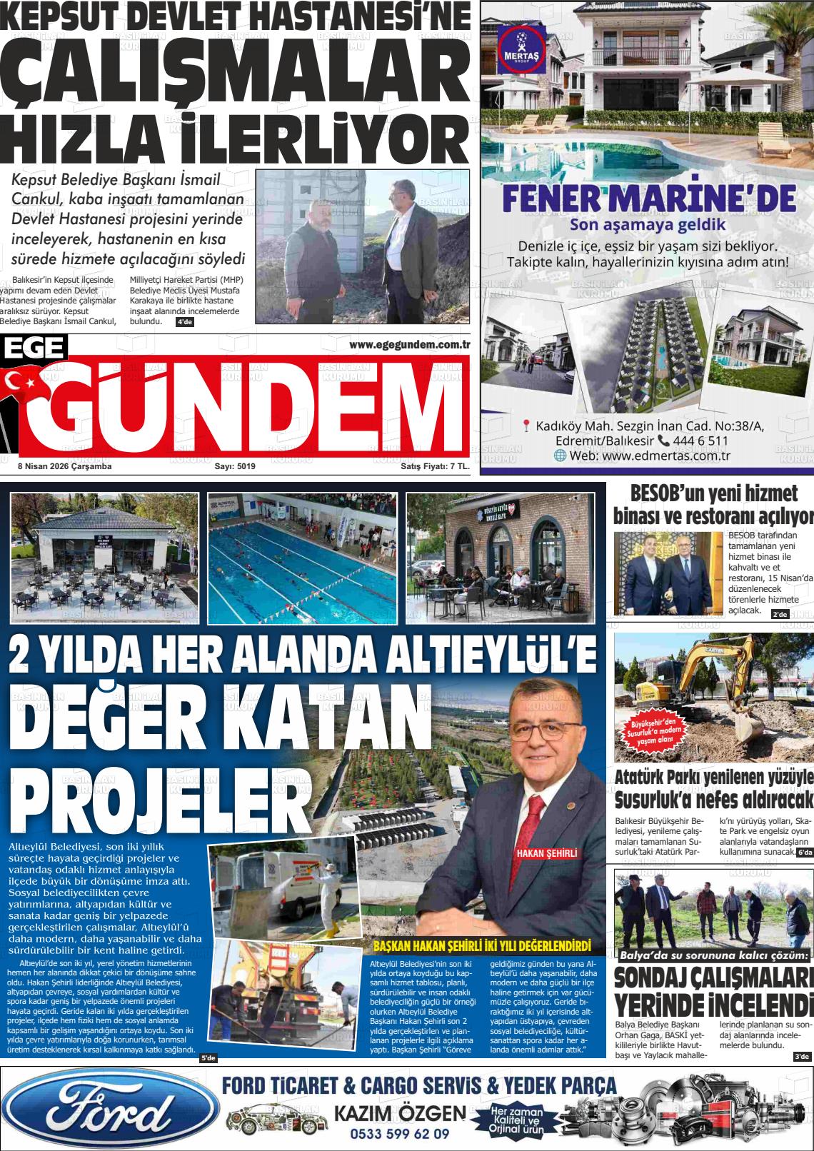 Balikesir Egegundem 08.04.2026