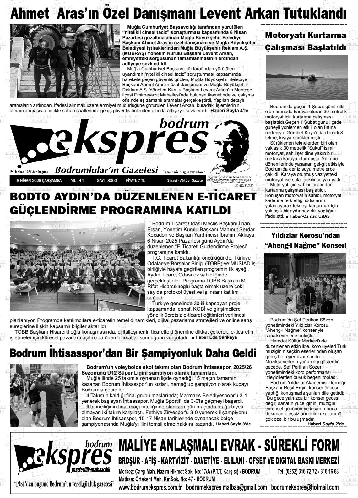 Mugla Ekspresbodrum 08.04.2026