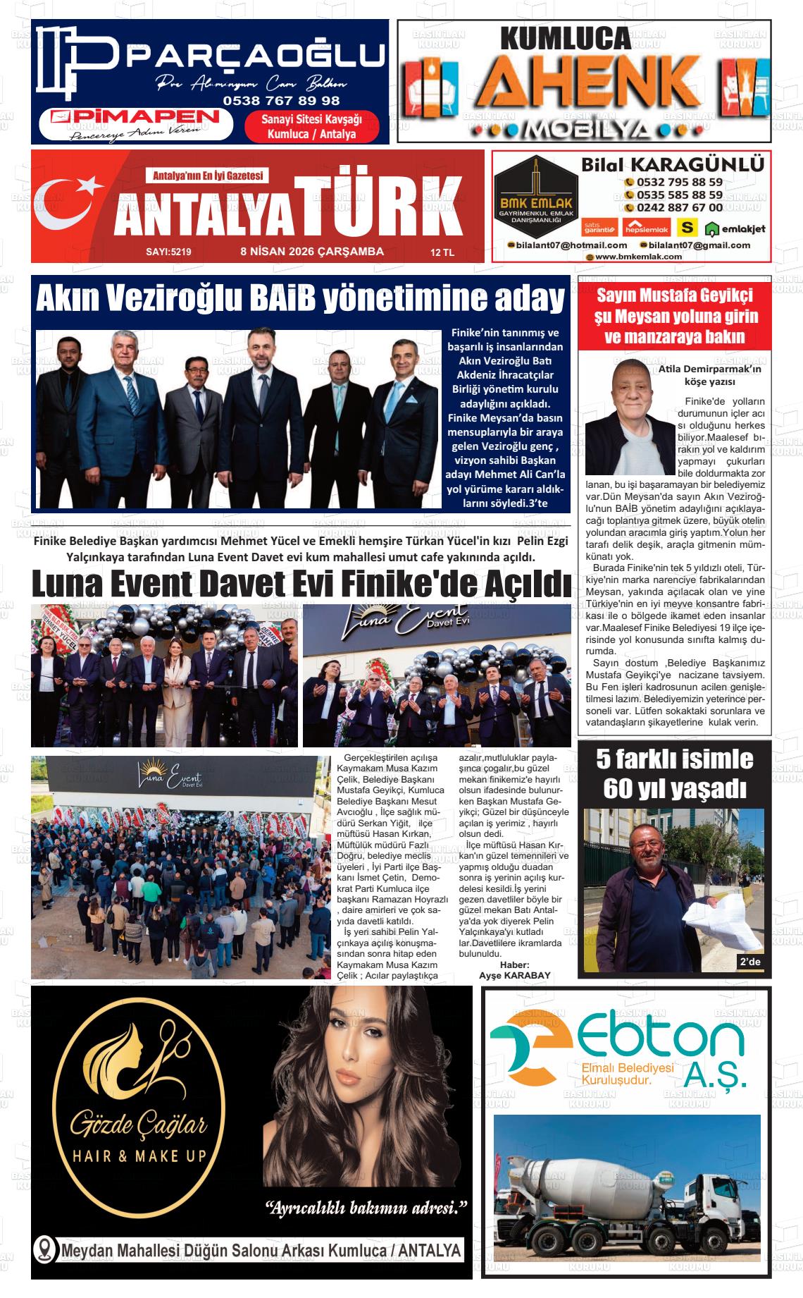 Antalya Finikea 08.04.2026