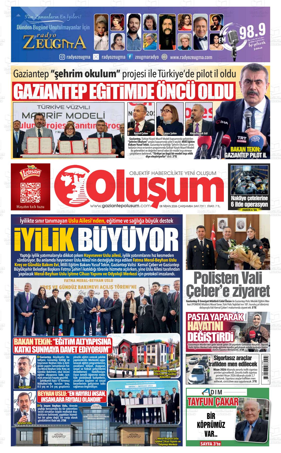 Gaziantep Olusum 08.04.2026