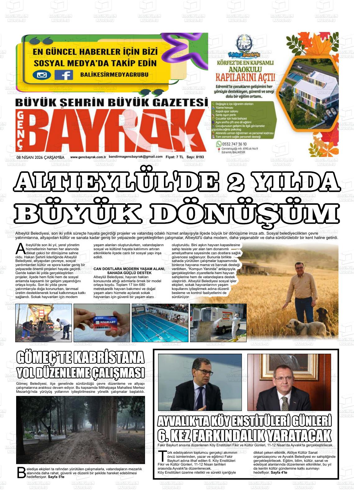 Balikesir Gencbayrak 08.04.2026