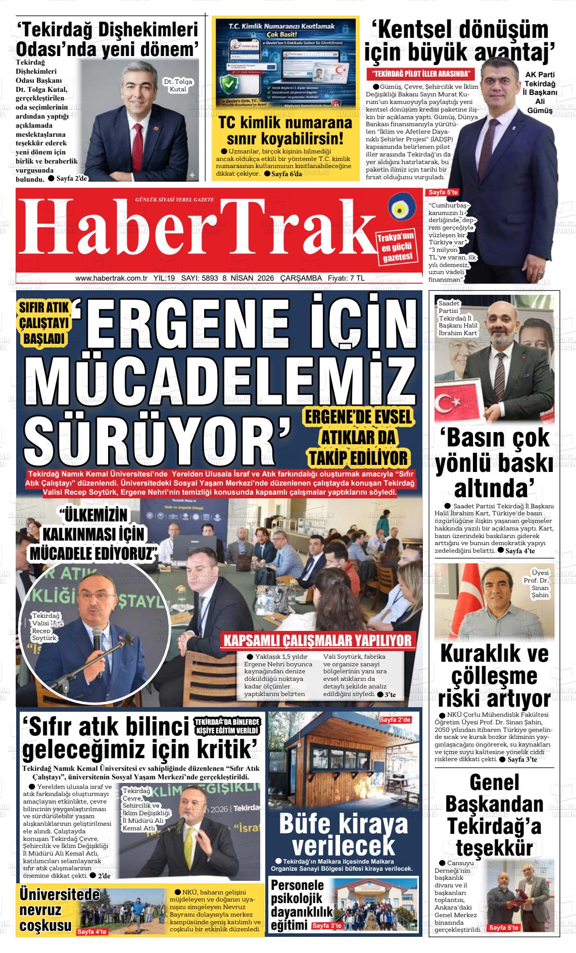 Tekirdag Habertrak 08.04.2026