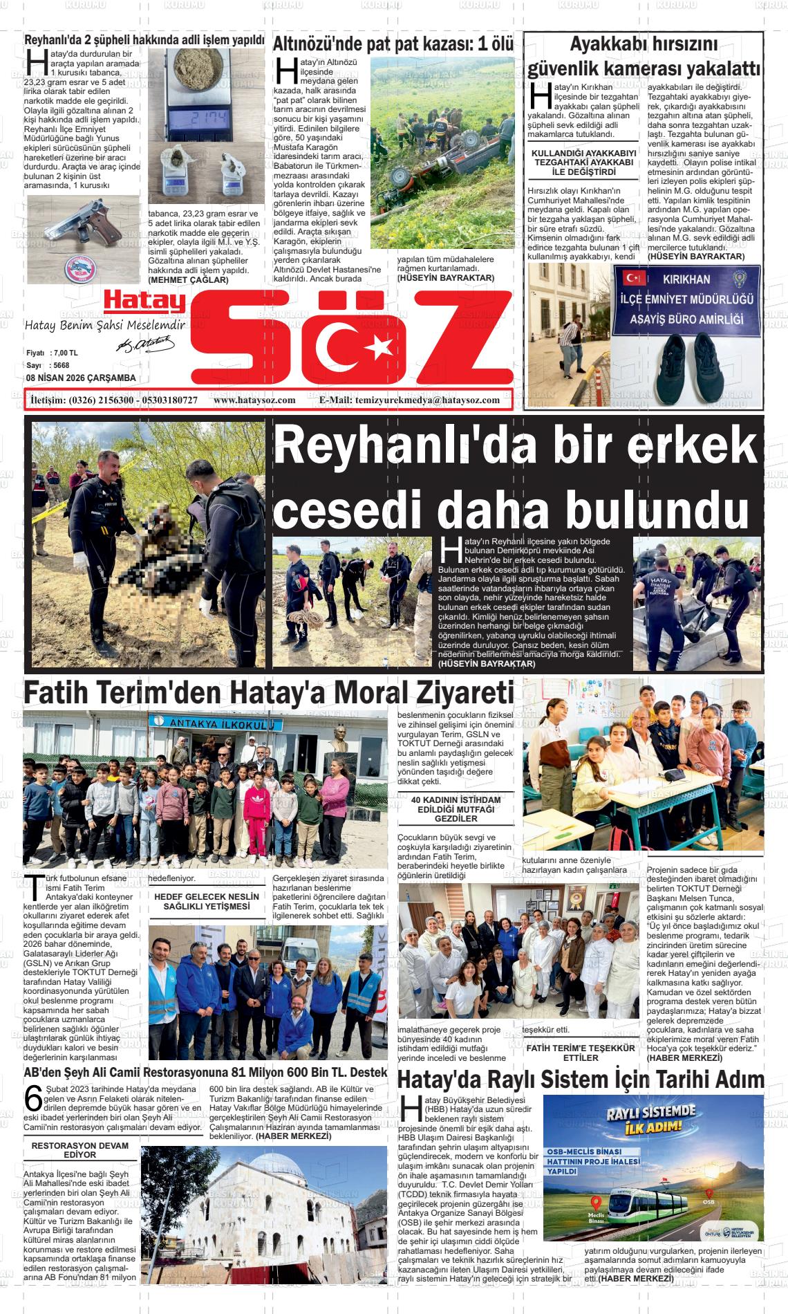 Hatay Soz 08.04.2026