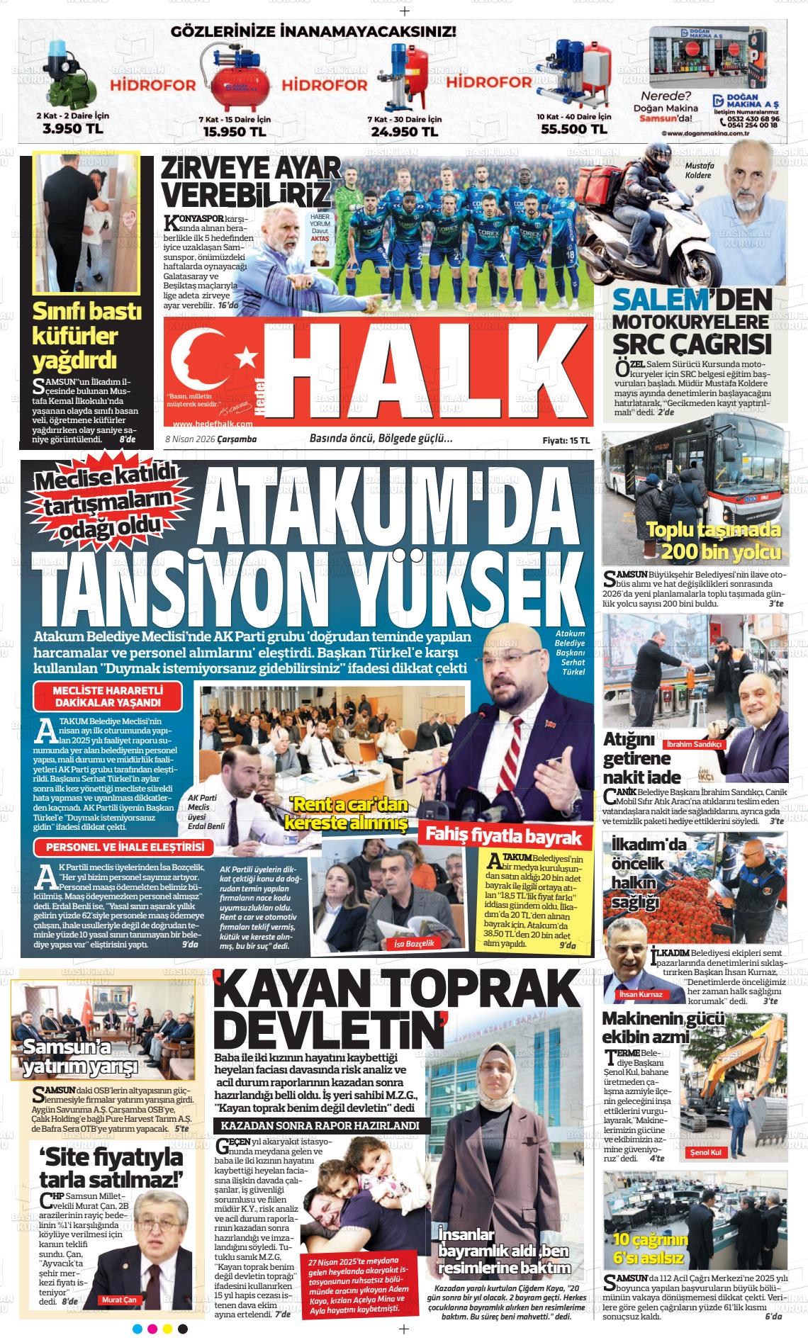 Samsun Hedefhalk 08.04.2026