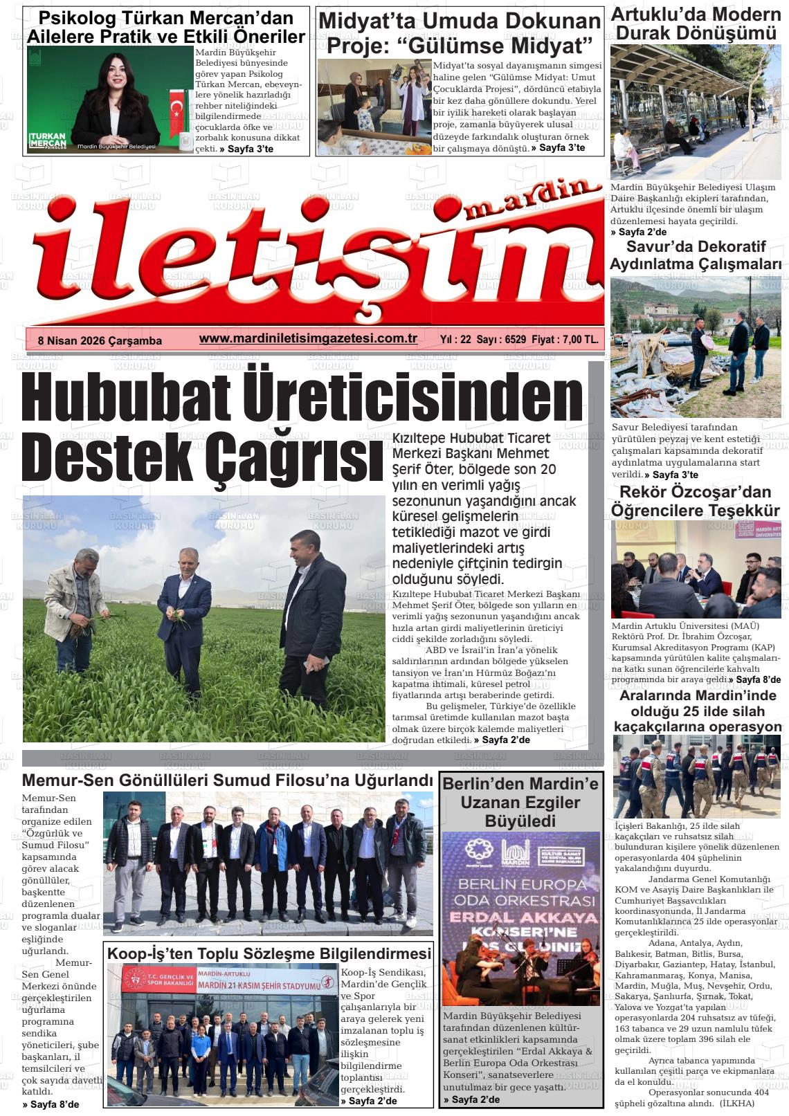 Mardin Iletisim 08.04.2026