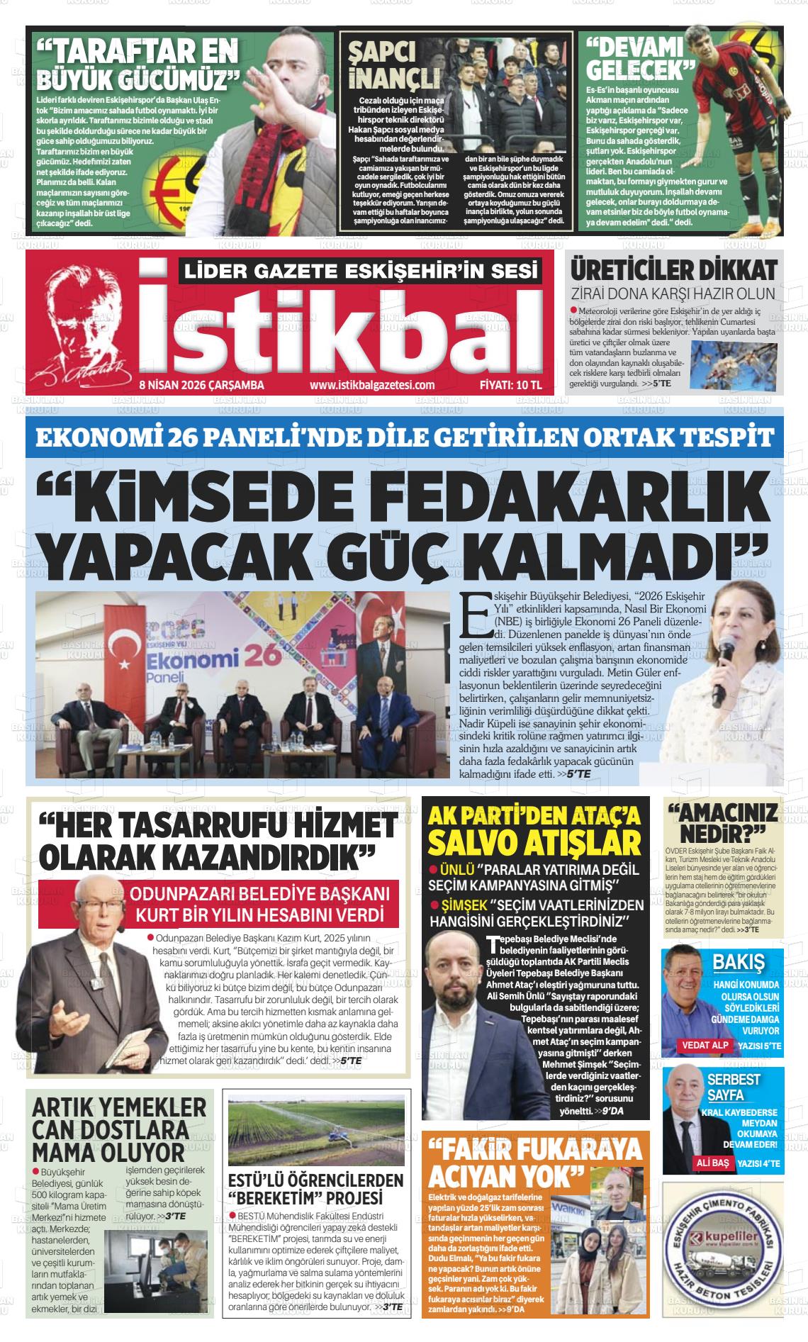 Eskisehir Istikbal 08.04.2026