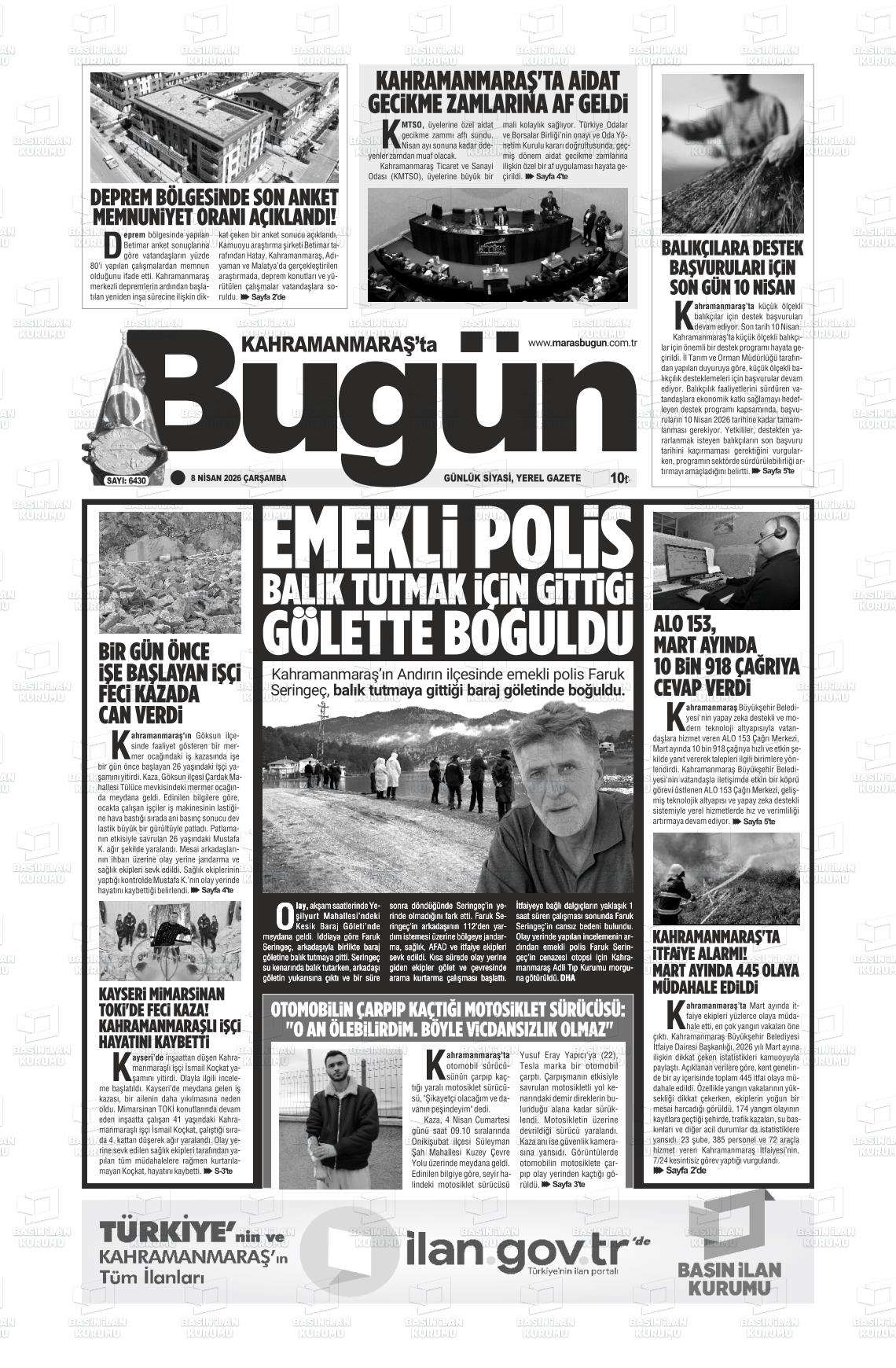 Kahramanmaras Tabugun 08.04.2026
