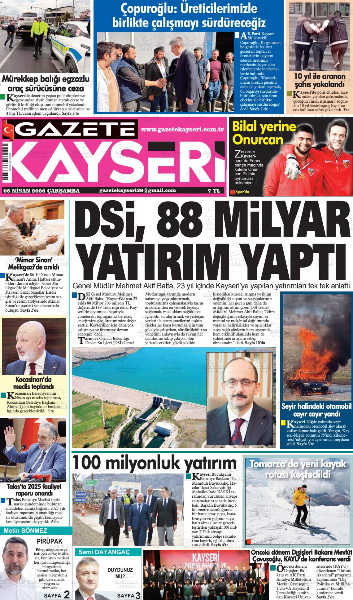 Kayseri Haber 38 08.04.2026