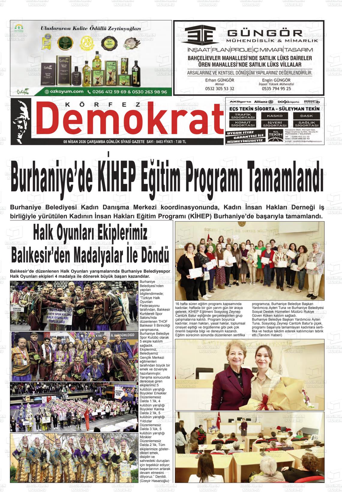 Balikesir Korfezdemokrat 08.04.2026
