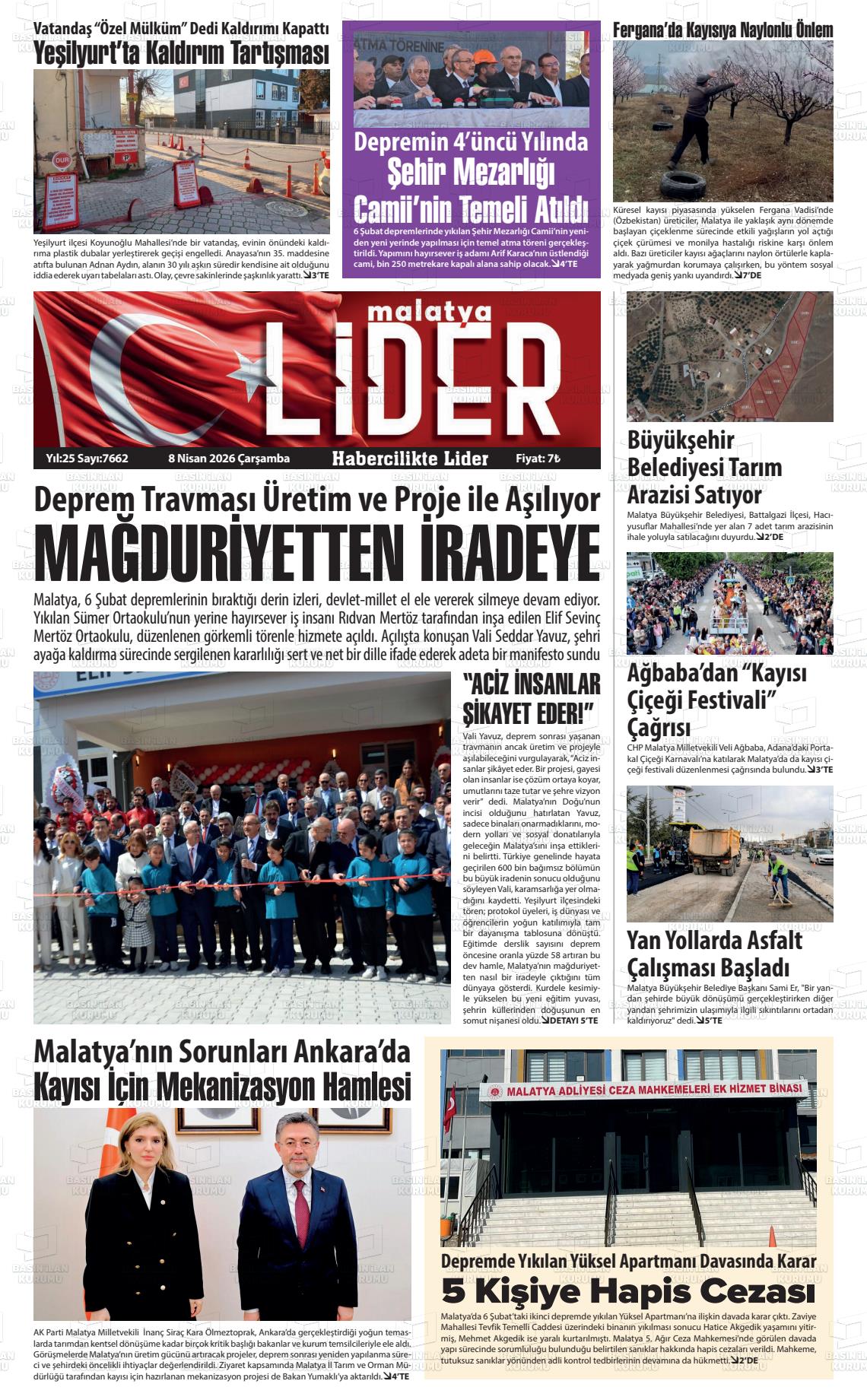 Malatya Sonsoz 08.04.2026