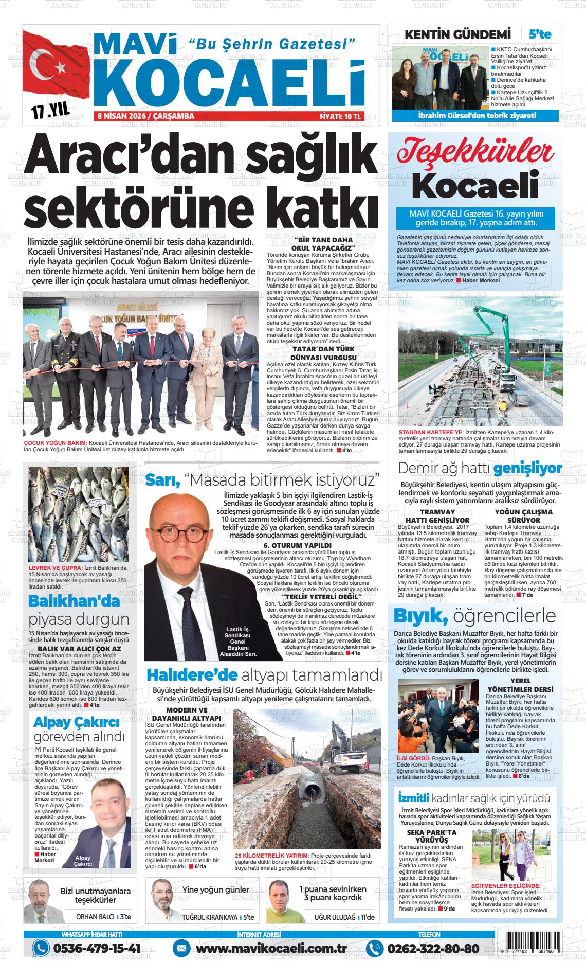 Kocaeli Mavi 08.04.2026