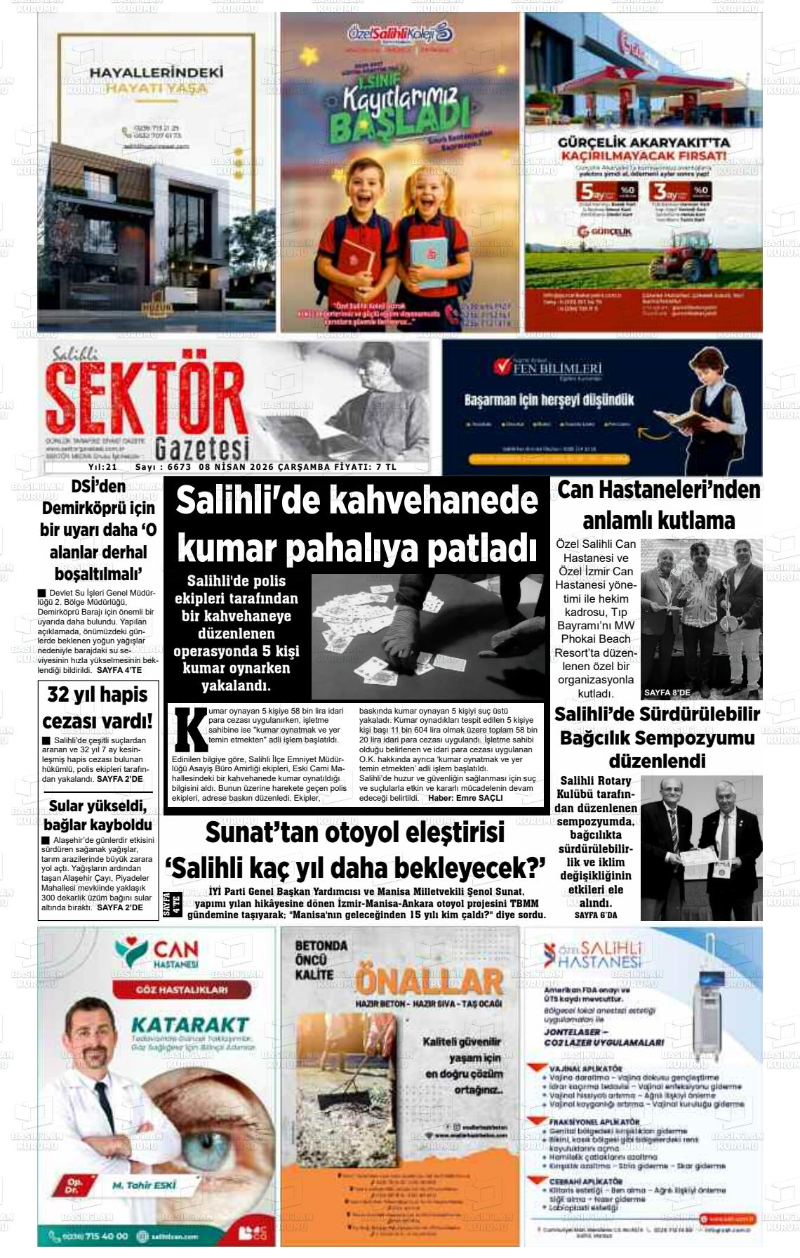 Manisa Salihlisektor 08.04.2026