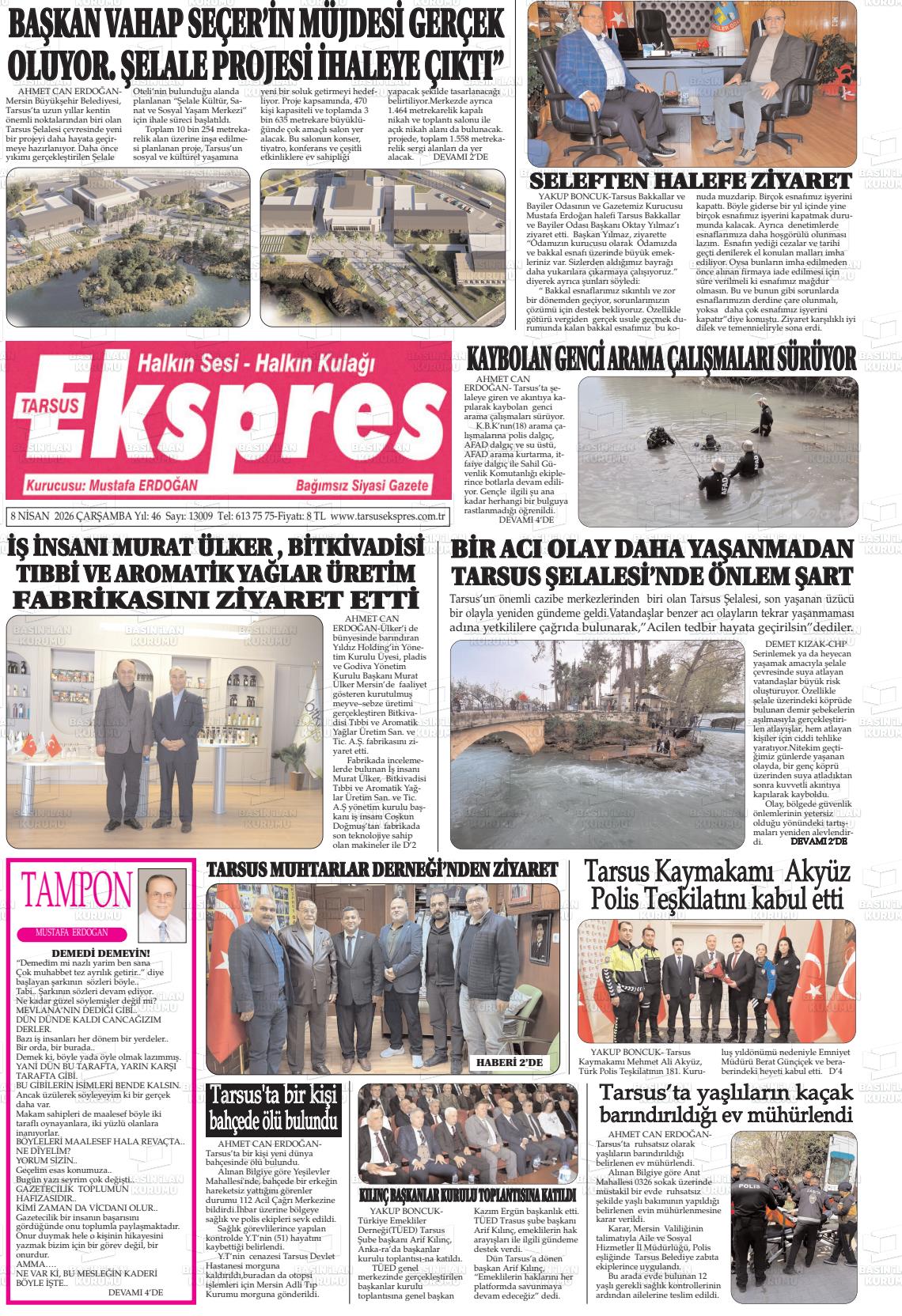 Mersin Tarsusekspres 08.04.2026