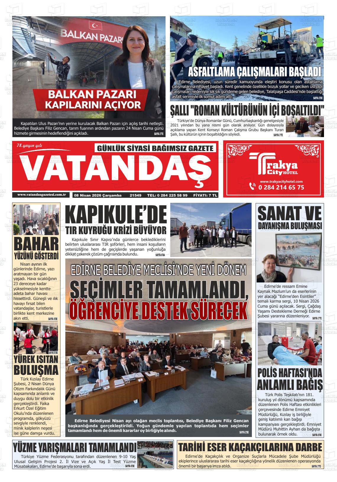 Edirne Vatandas 08.04.2026