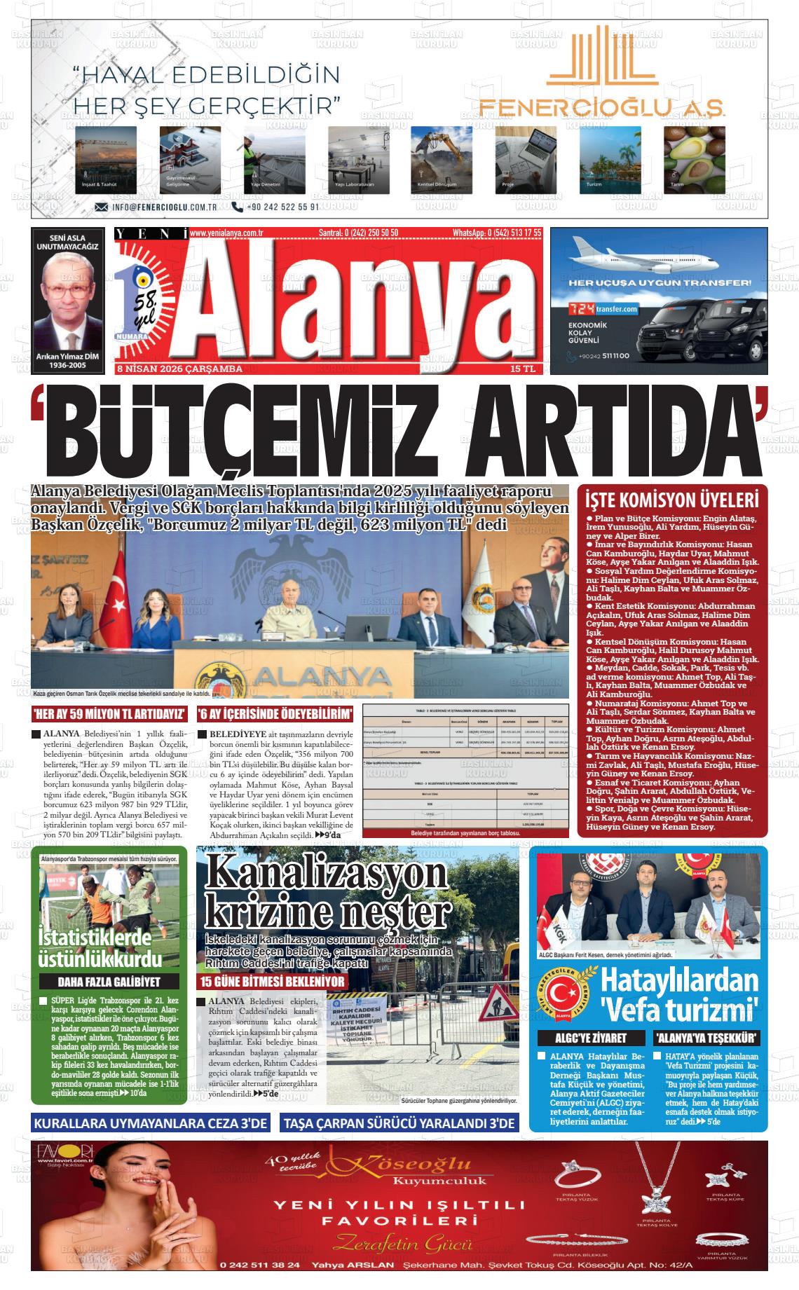 Antalya Yenialanya 08.04.2026