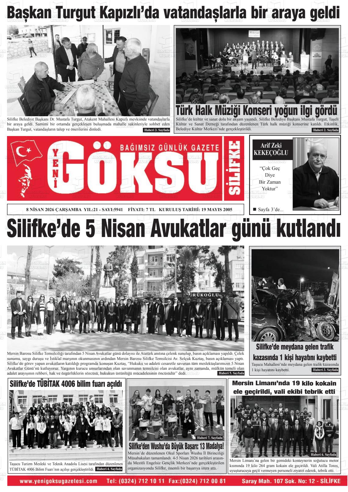 Mersin Yenigoksu 08.04.2026