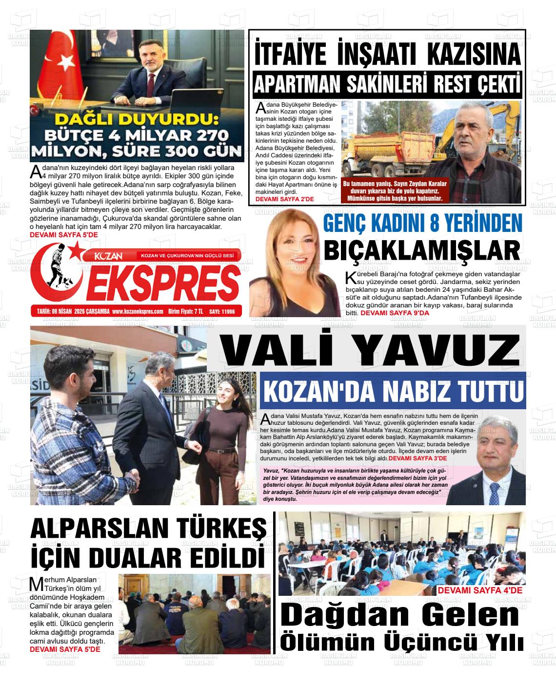 Adana Yenihursoz 08.04.2026