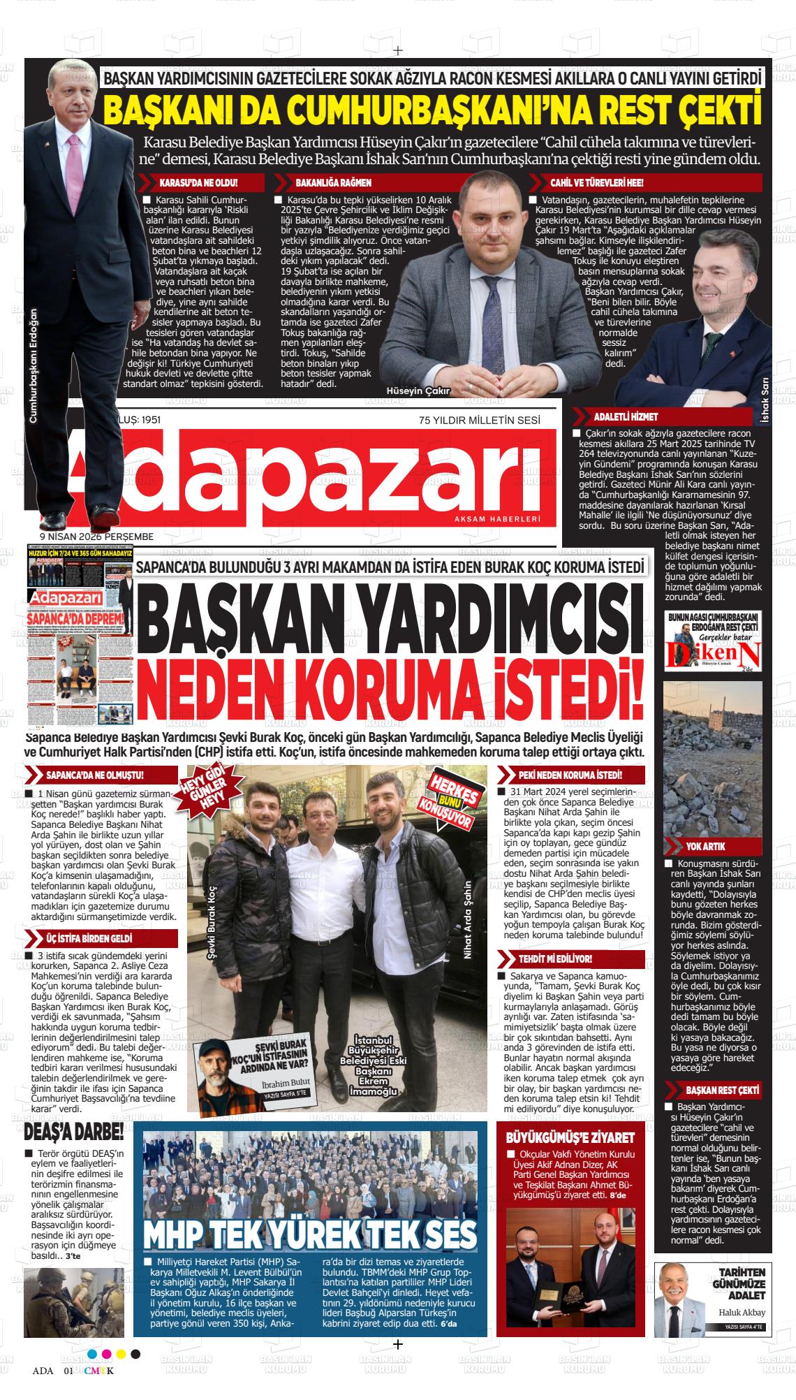 Sakarya Adapazariaksamhaberleri 09.04.2026